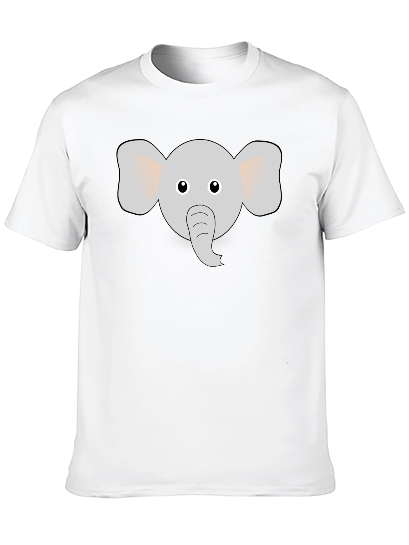 Cute Elephant Graphic Print Mens T-Shirt