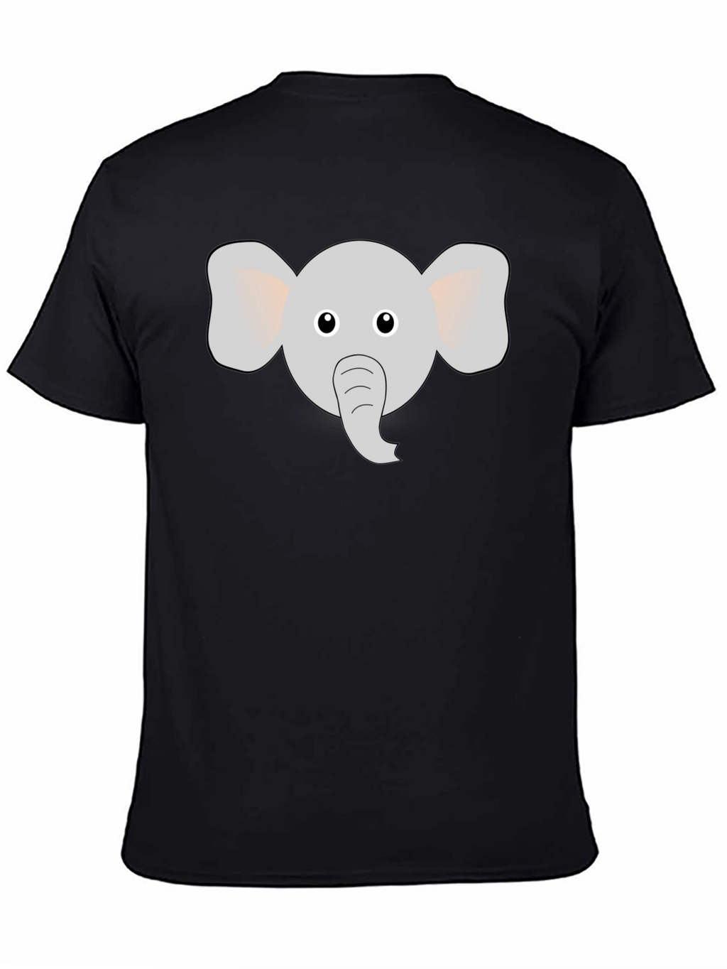 Cute Elephant Graphic Print Mens T-Shirt