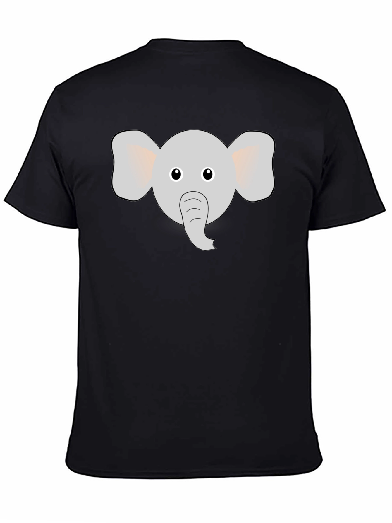 Cute Elephant Graphic Print Mens T-Shirt
