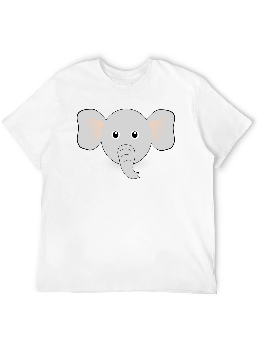 Cute Elephant Graphic Print Mens T-Shirt