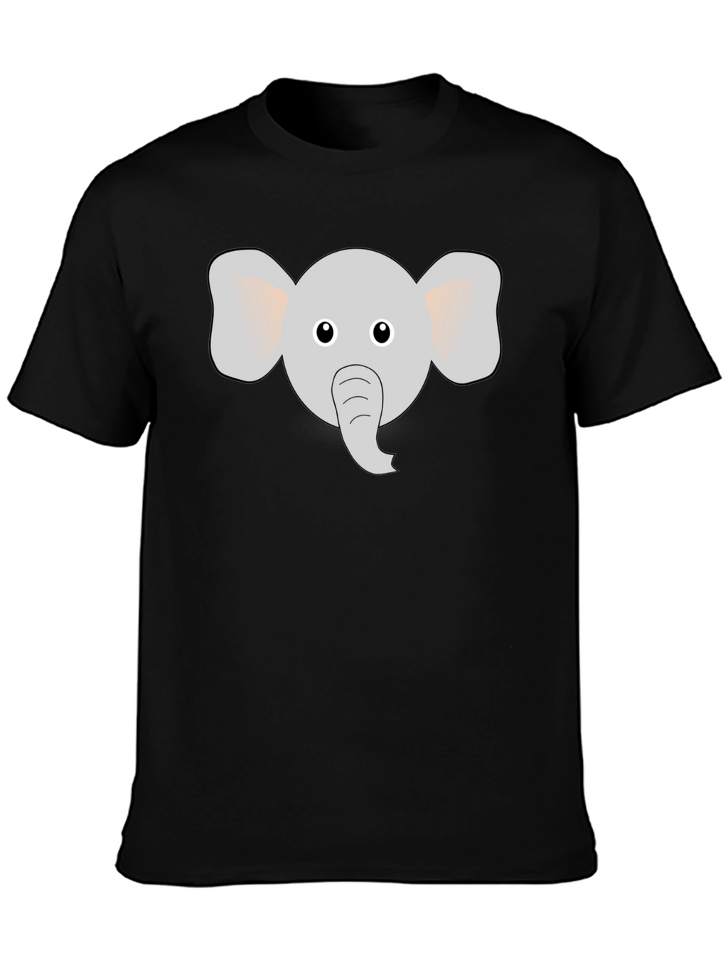 Cute Elephant Graphic Print Mens T-Shirt