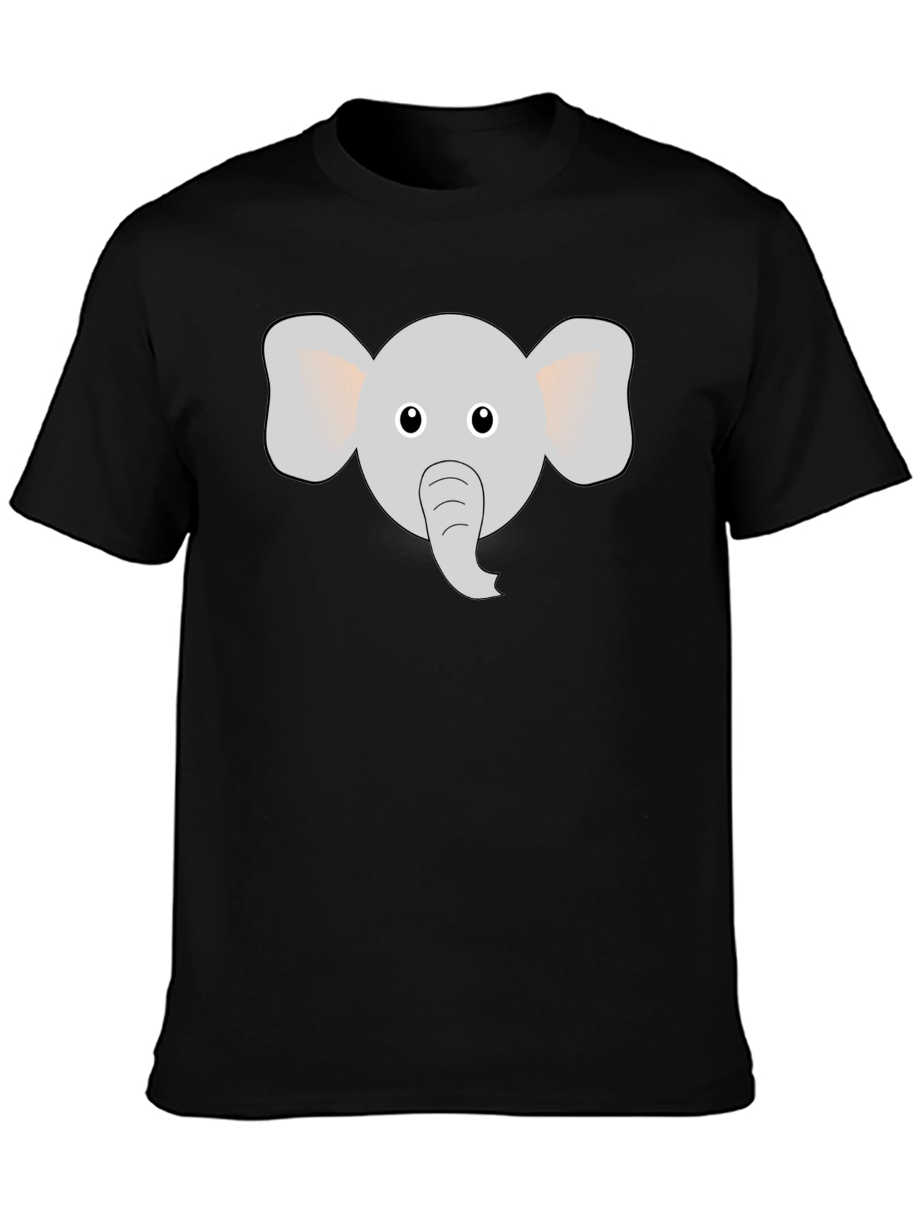Cute Elephant Graphic Print Mens T-Shirt