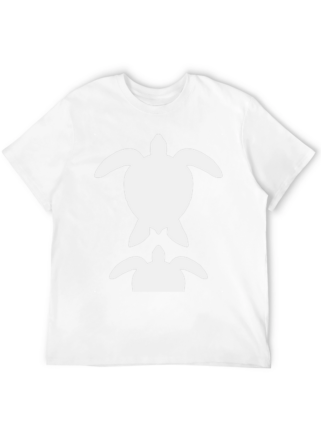 Turtle Graphic Tee - Black Cotton Casual Shirt