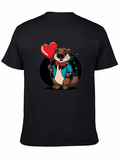Otter with Heart Balloon Graphic Tee