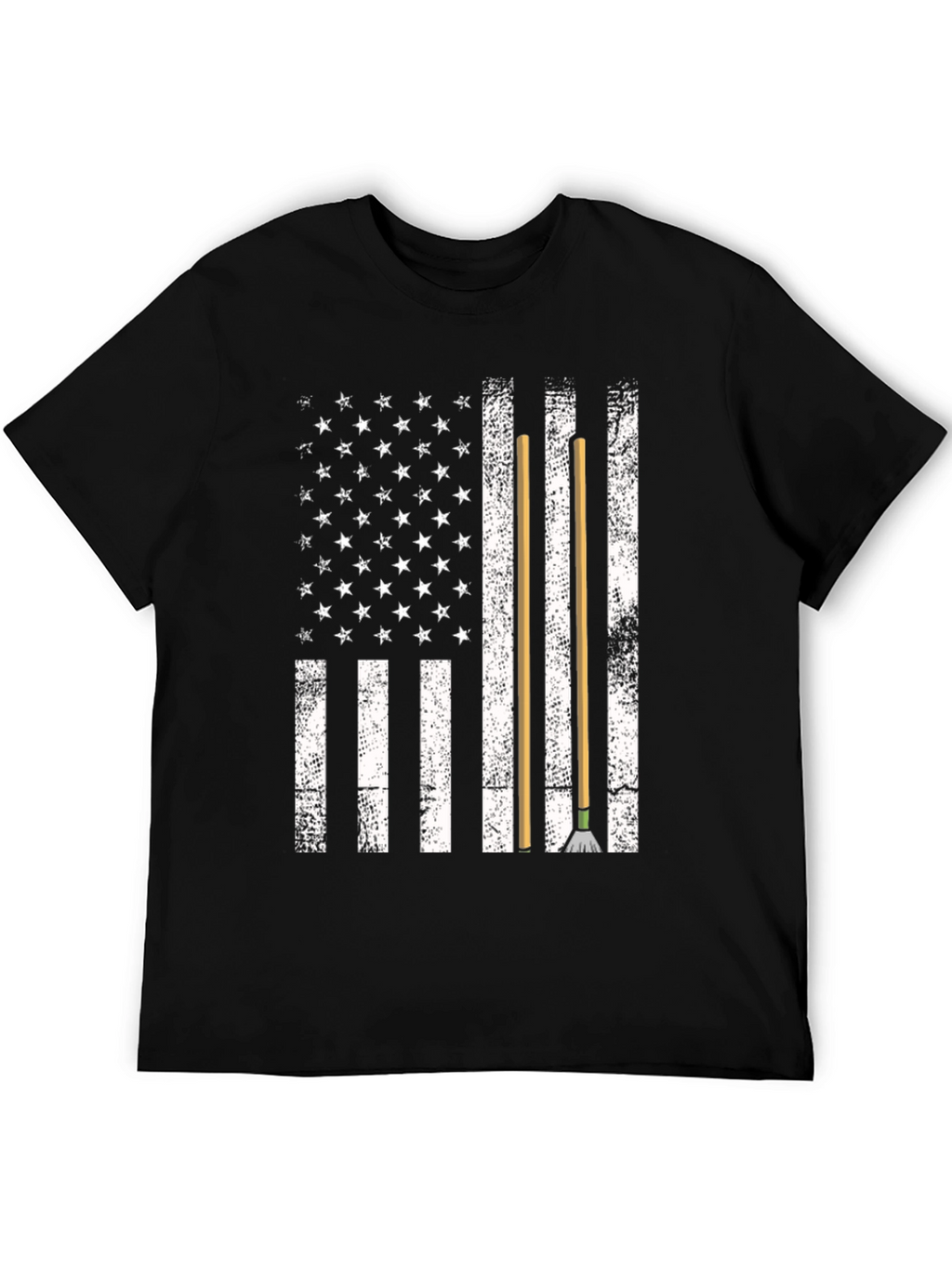 American Flag Janitor T-Shirt