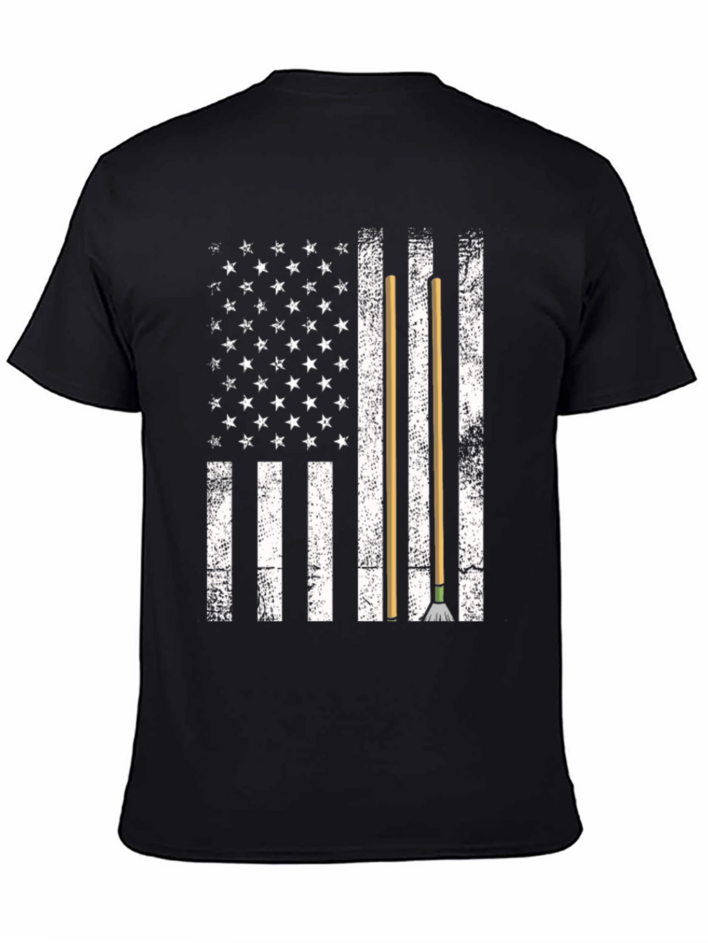American Flag Janitor T-Shirt