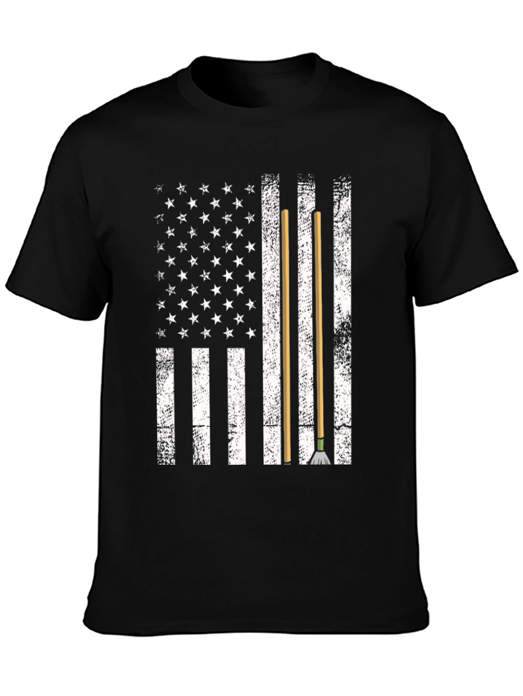 American Flag Janitor T-Shirt