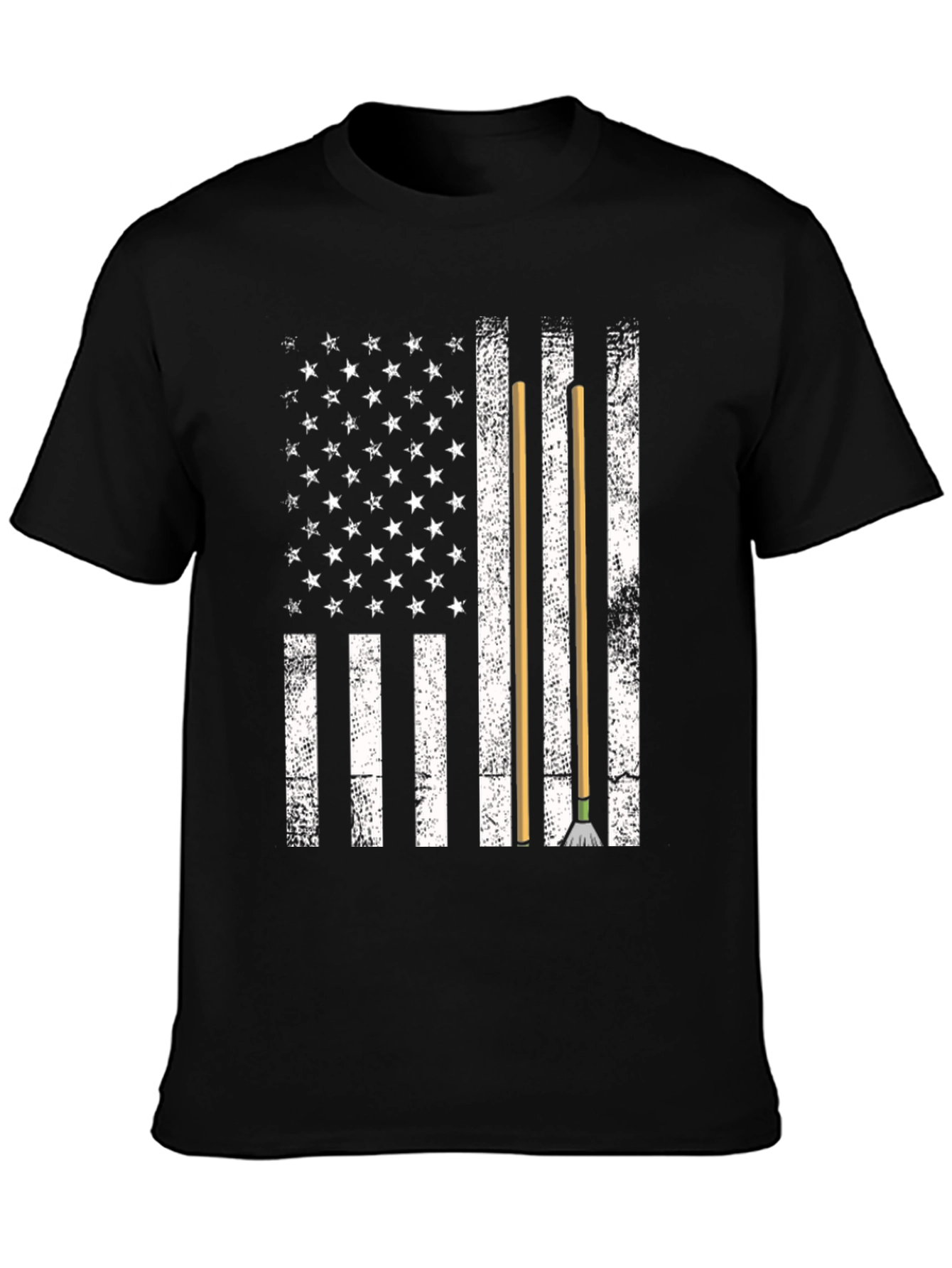 American Flag Janitor T-Shirt