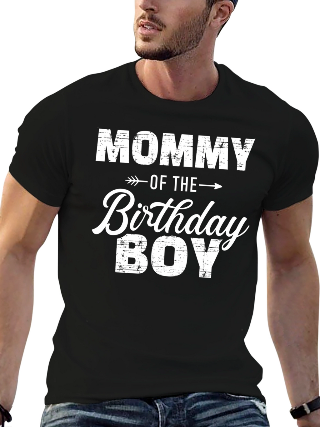 Mommy of the Birthday Boy Graphic T-Shirt