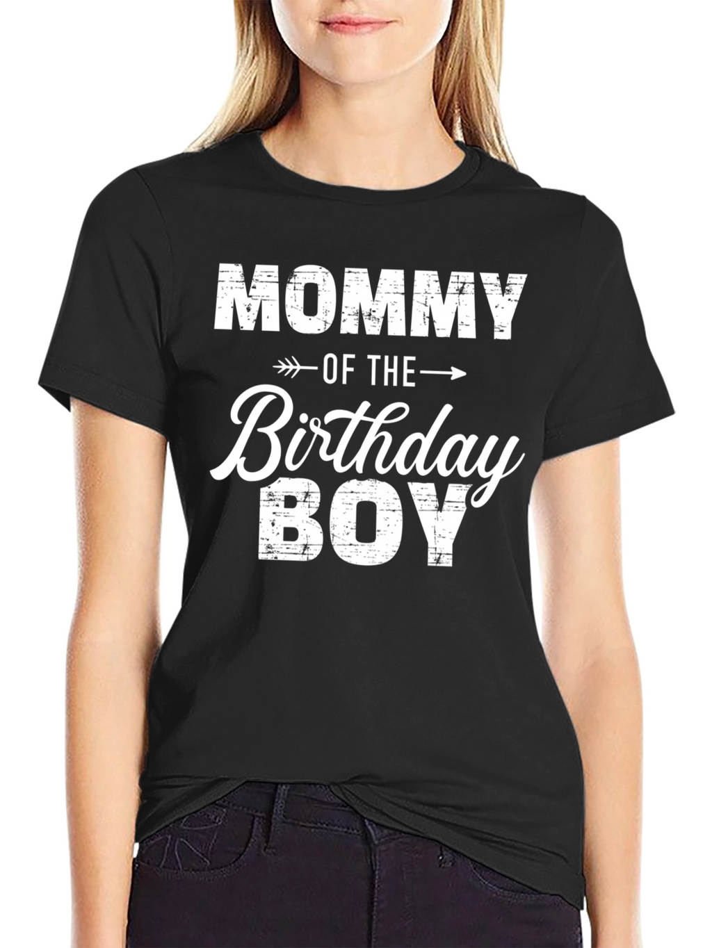 Mommy of the Birthday Boy Graphic T-Shirt