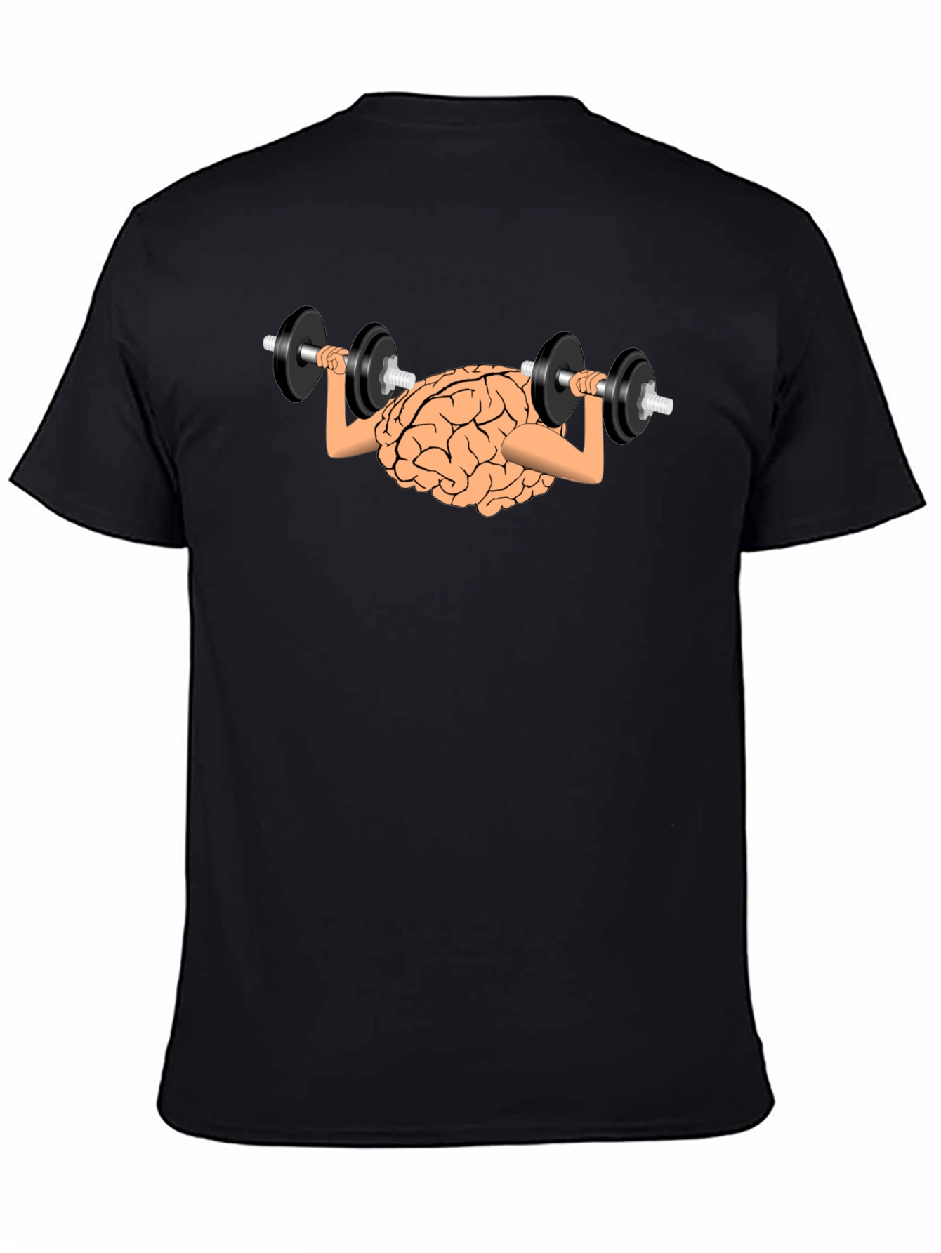 Brain Lifting Dumbbells Black T-Shirt