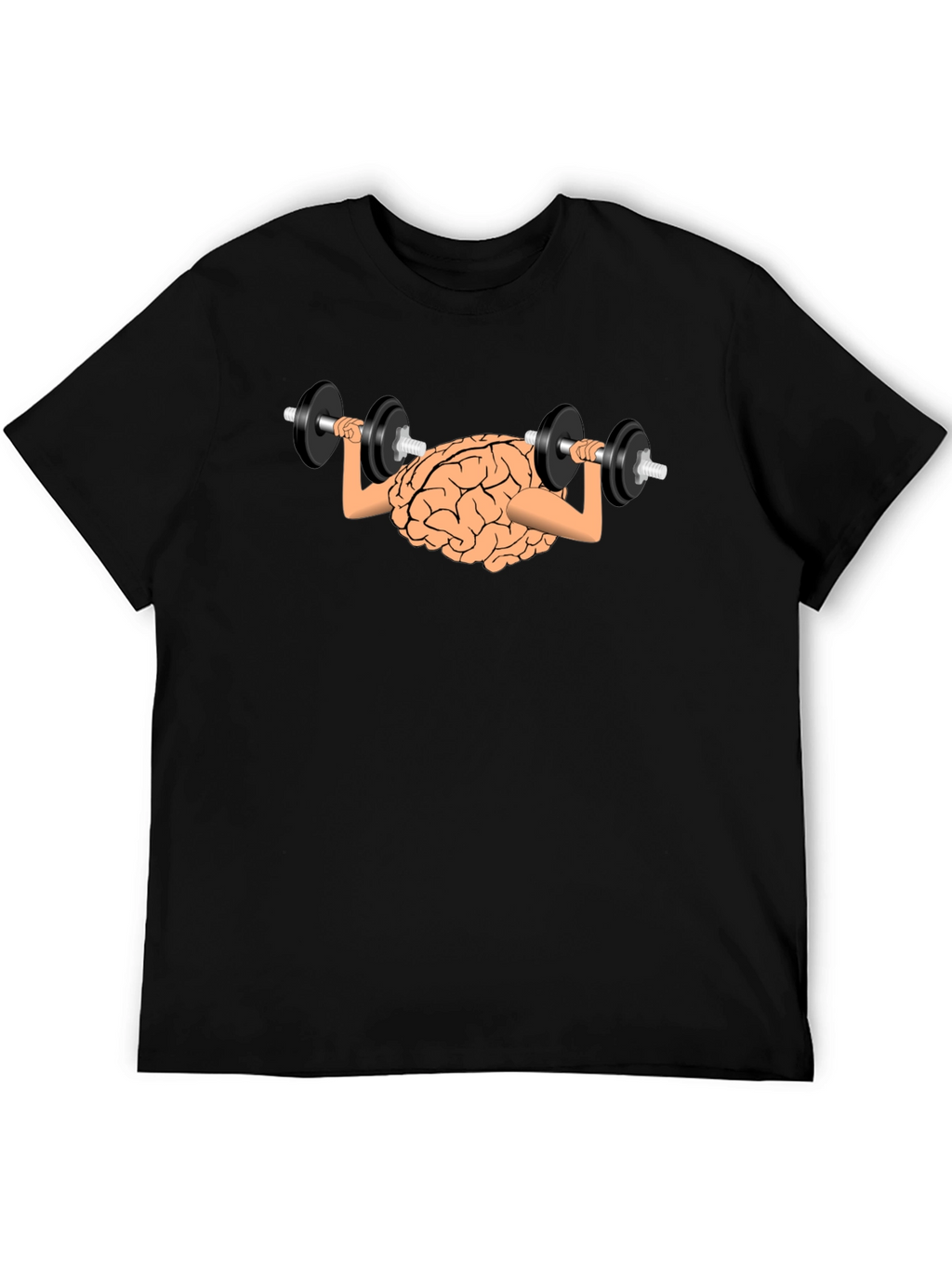 Brain Lifting Dumbbells Black T-Shirt