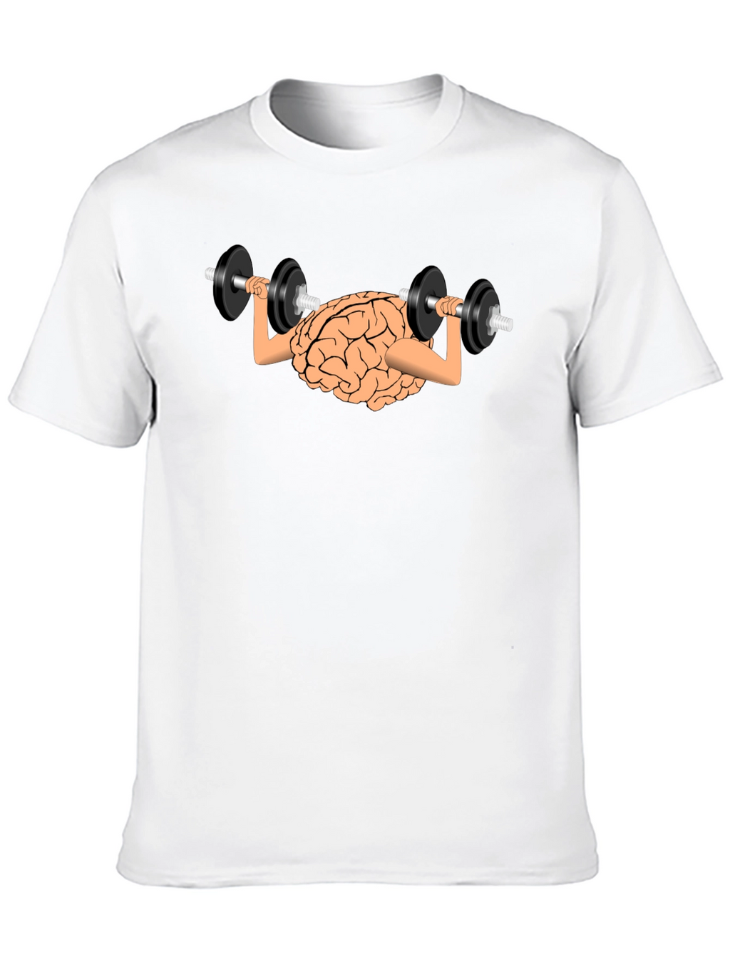 Brain Lifting Dumbbells Black T-Shirt