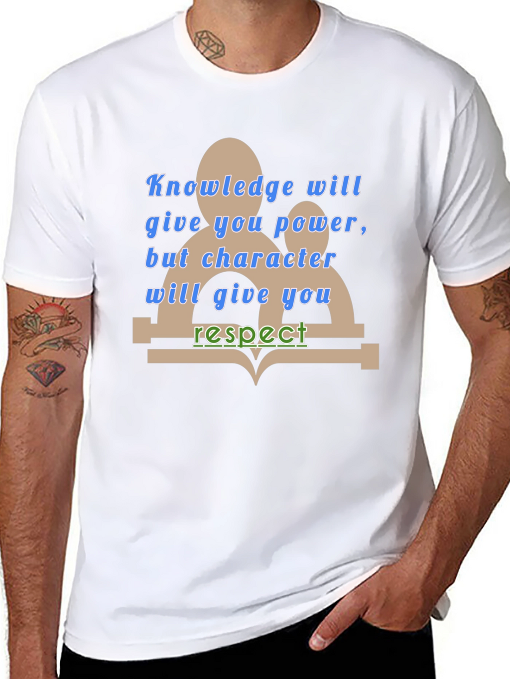 Knowledge & Character Tee
