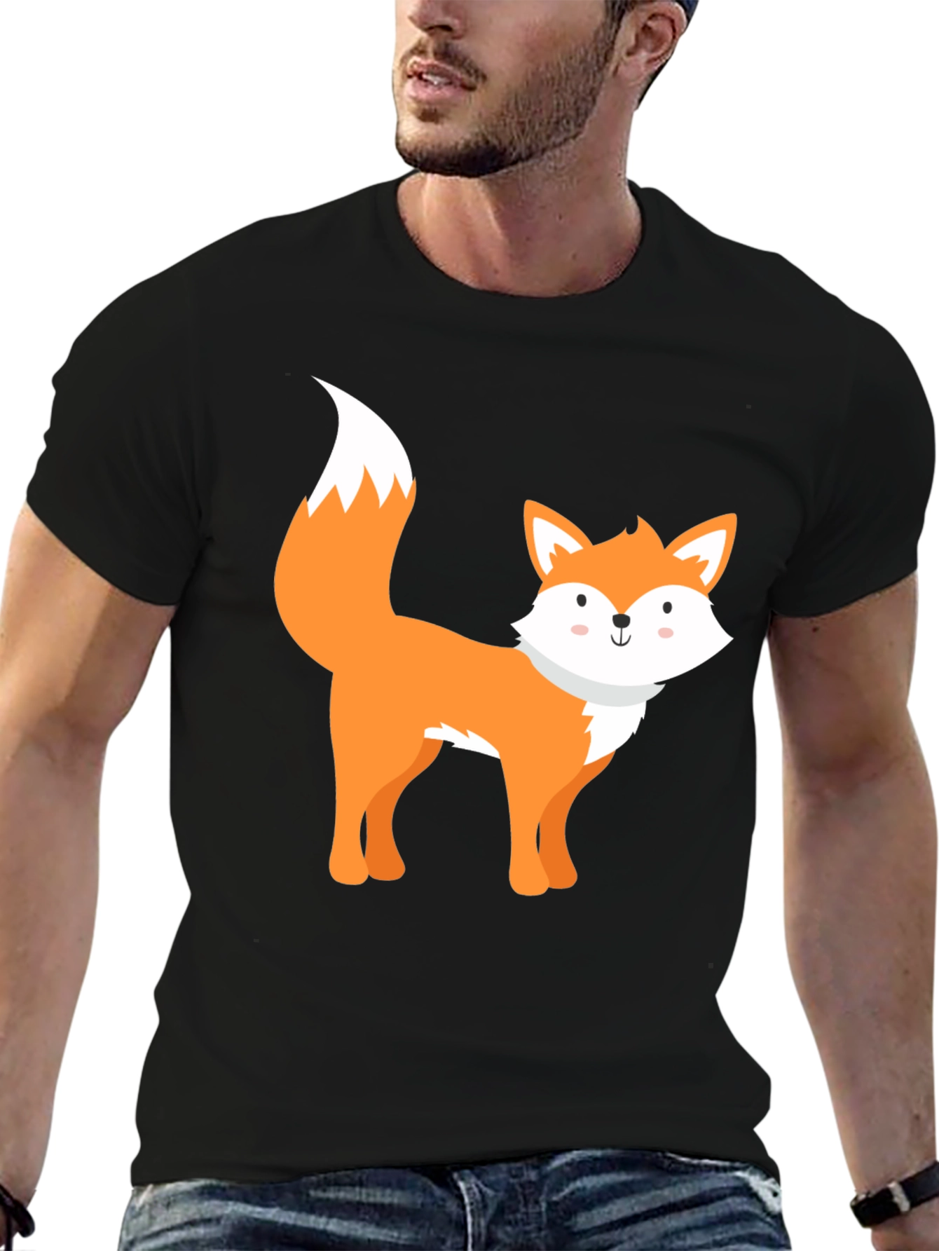 Cute Fox Graphic Tee - Stylish Animal Lover T-Shirt
