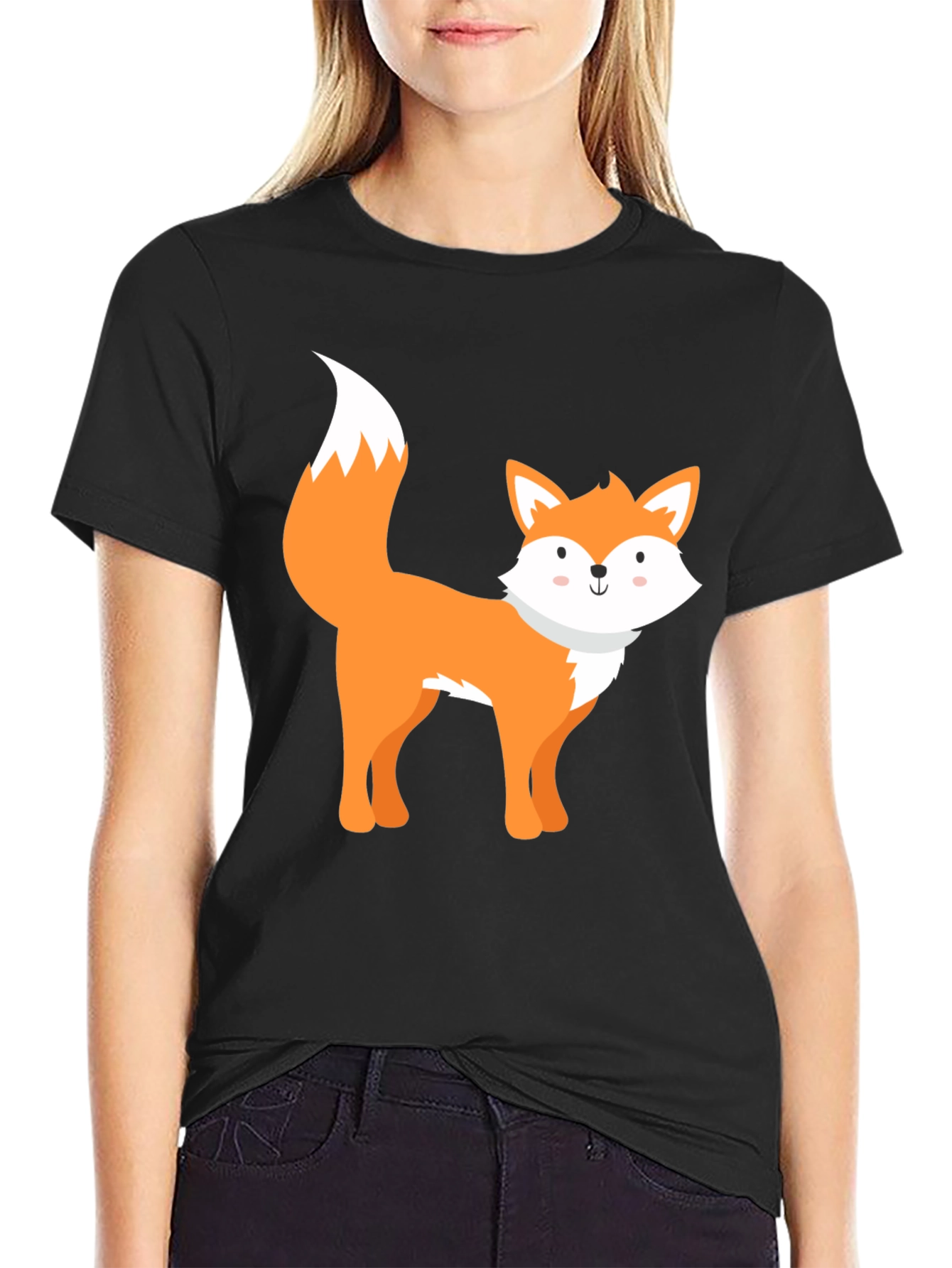 Cute Fox Graphic Tee - Stylish Animal Lover T-Shirt