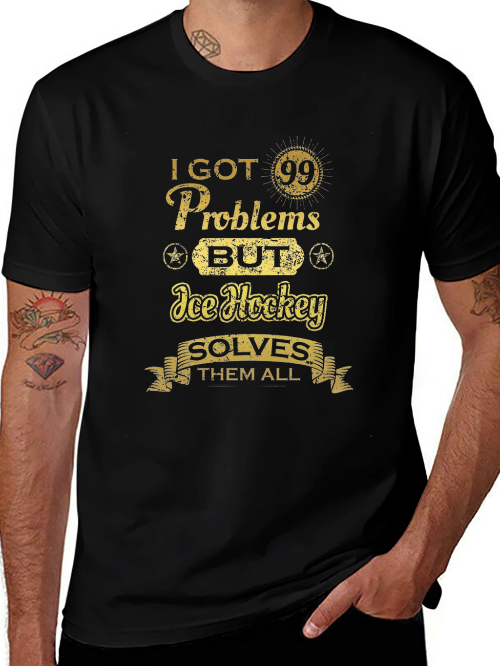 I Got 99 Problems Ice Hockey T-Shirt