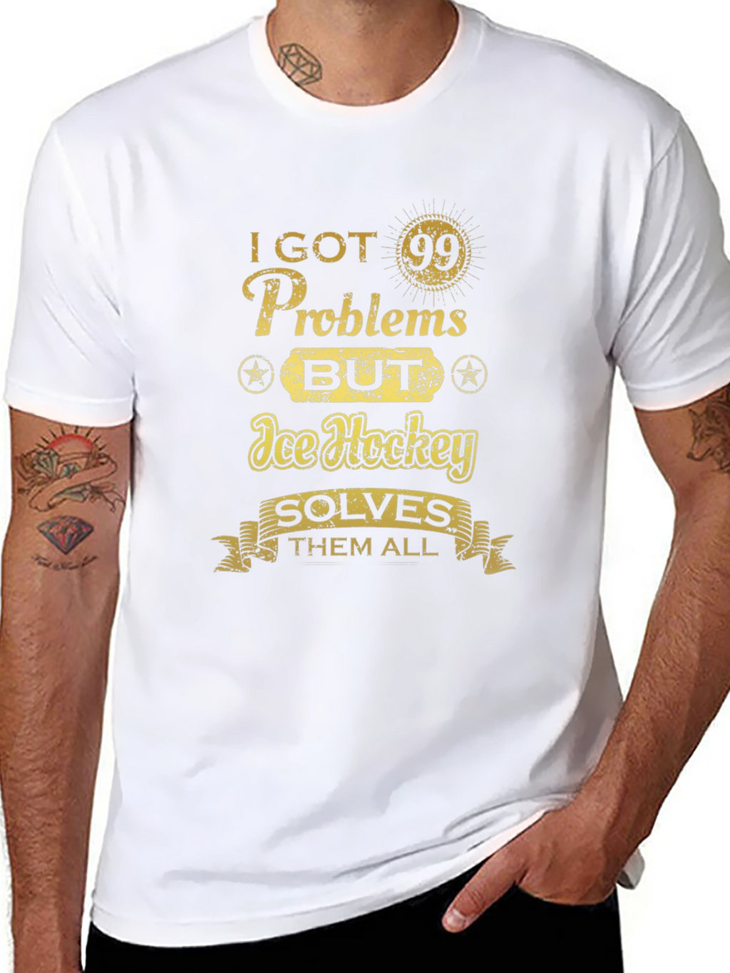 I Got 99 Problems Ice Hockey T-Shirt