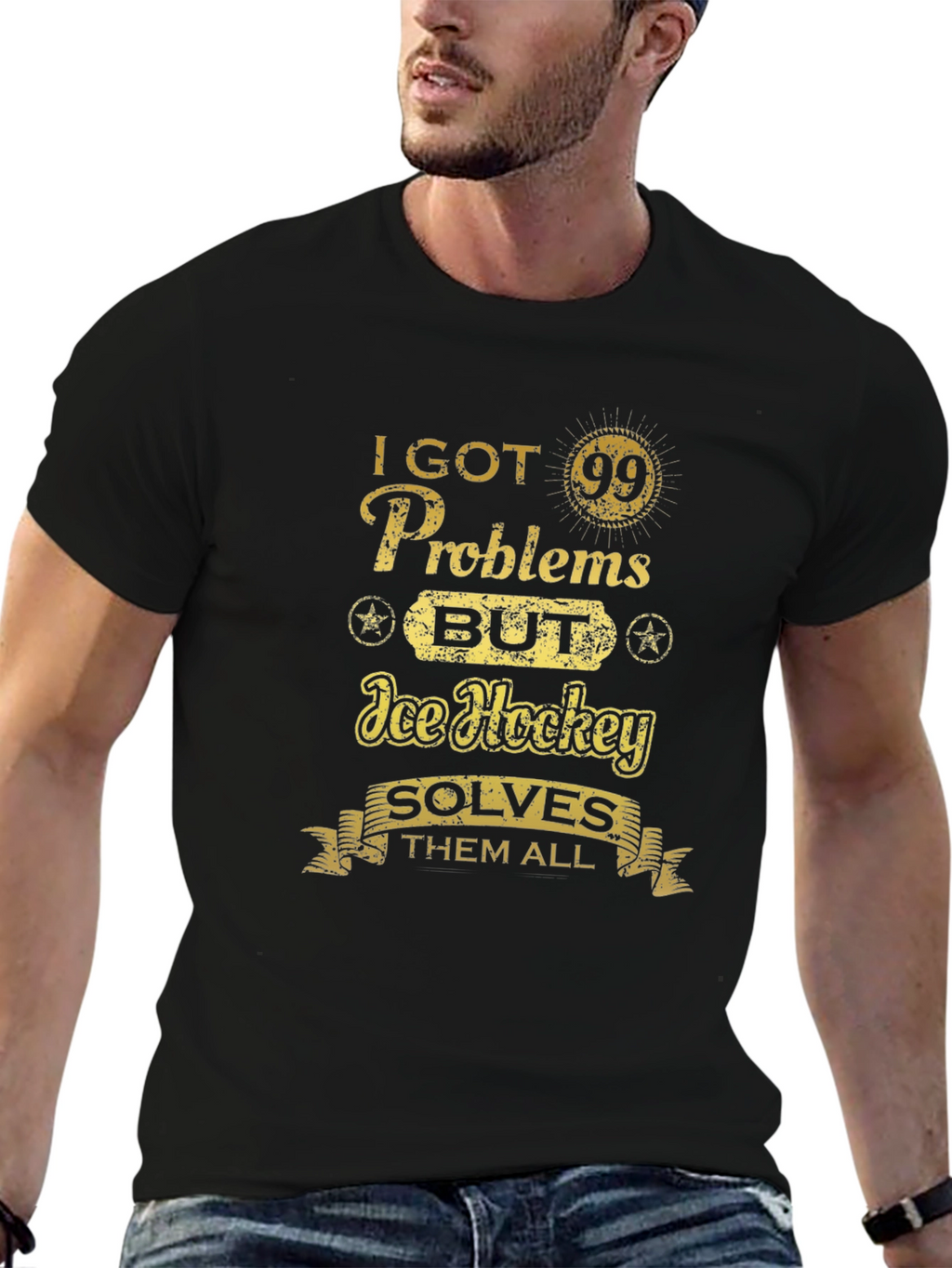 I Got 99 Problems Ice Hockey T-Shirt