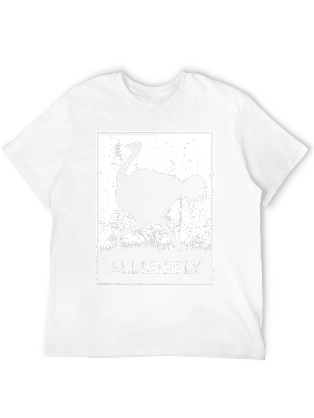 Allegedly Ostrich Graphic Tee - Black