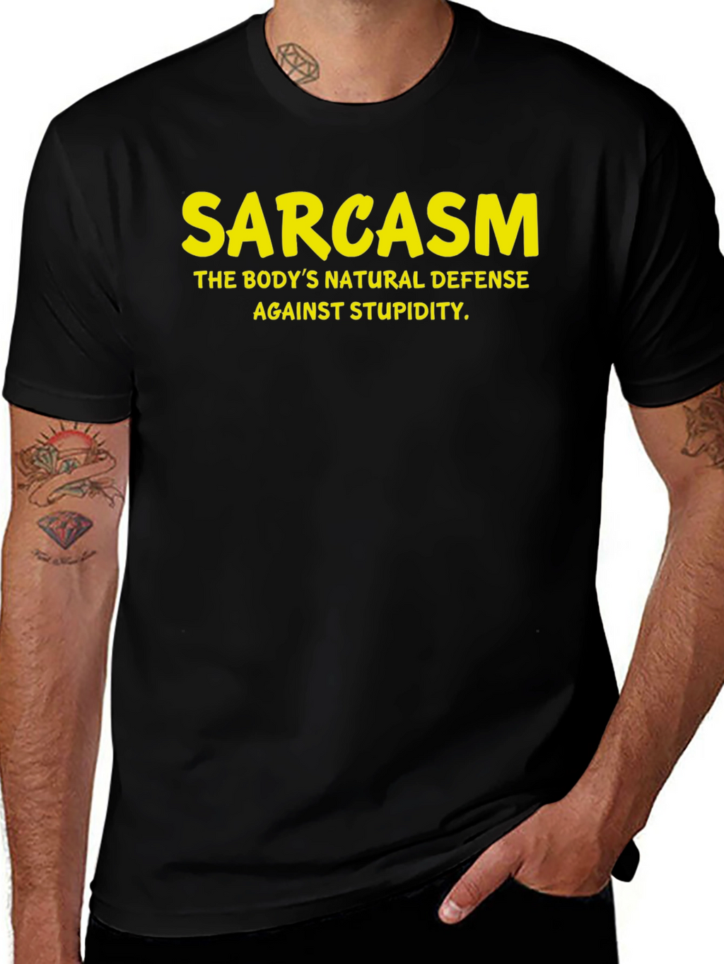 Sarcasm T-Shirt: Natural Defense Against Stupidity