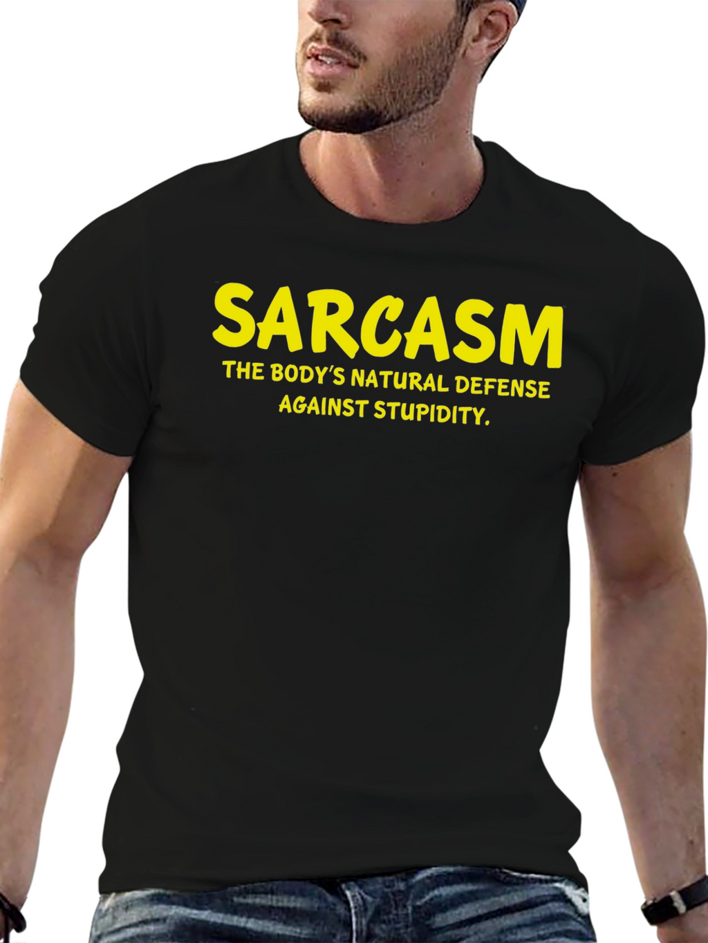 Sarcasm T-Shirt: Natural Defense Against Stupidity