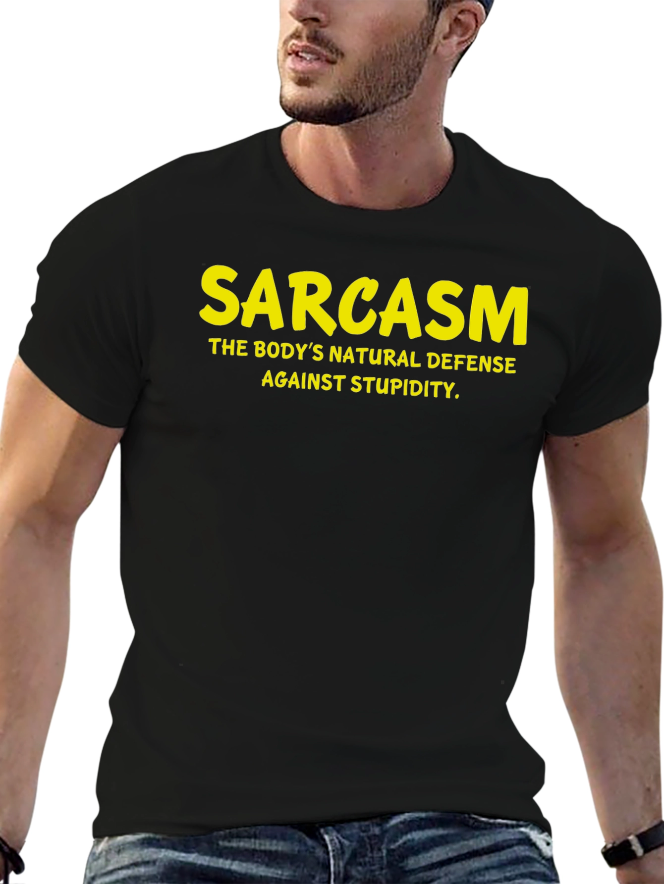 Sarcasm T-Shirt: Natural Defense Against Stupidity