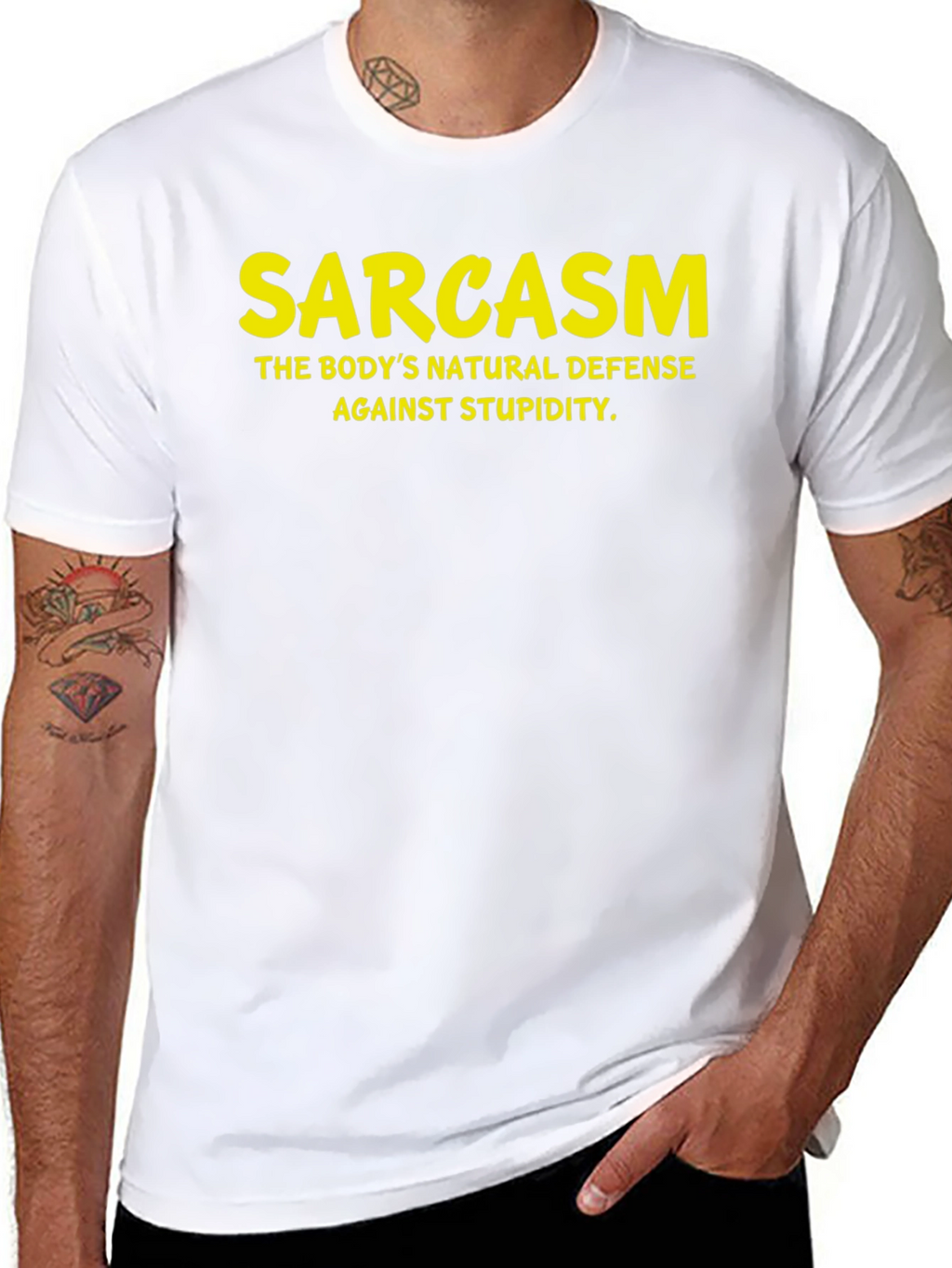 Sarcasm T-Shirt: Natural Defense Against Stupidity