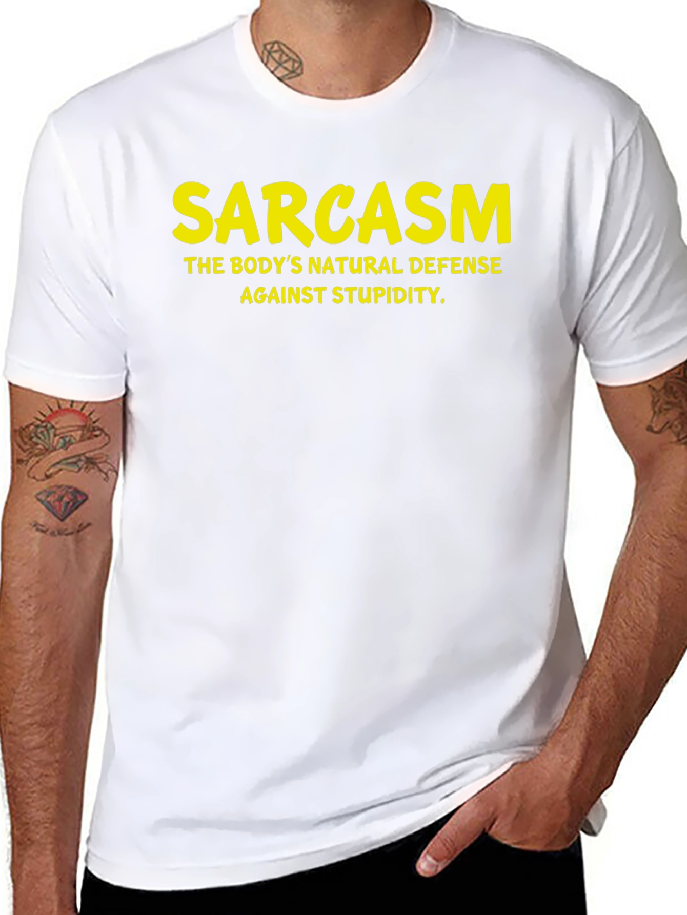 Sarcasm T-Shirt: Natural Defense Against Stupidity