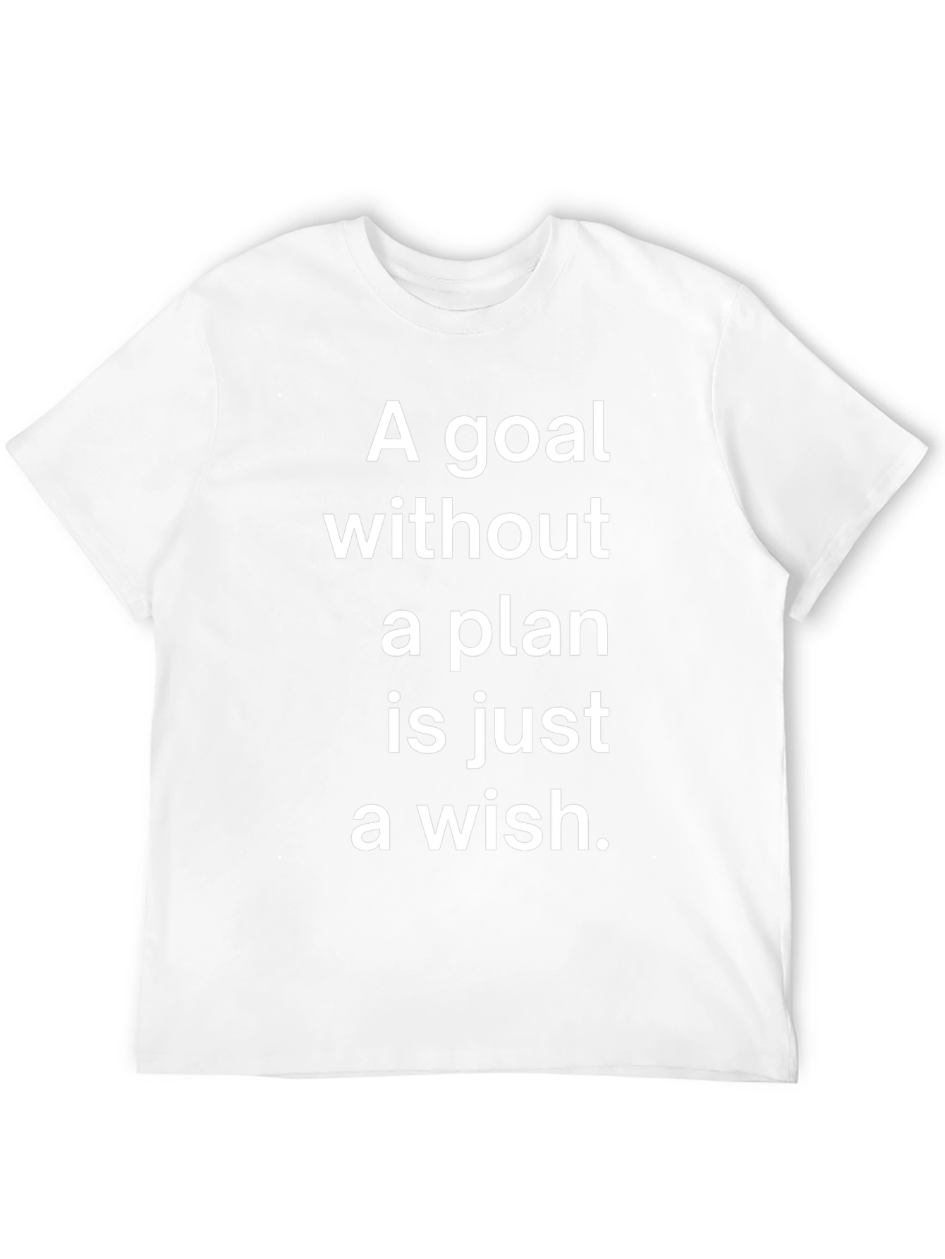 Motivational Goal T-Shirt: Plan for Success!