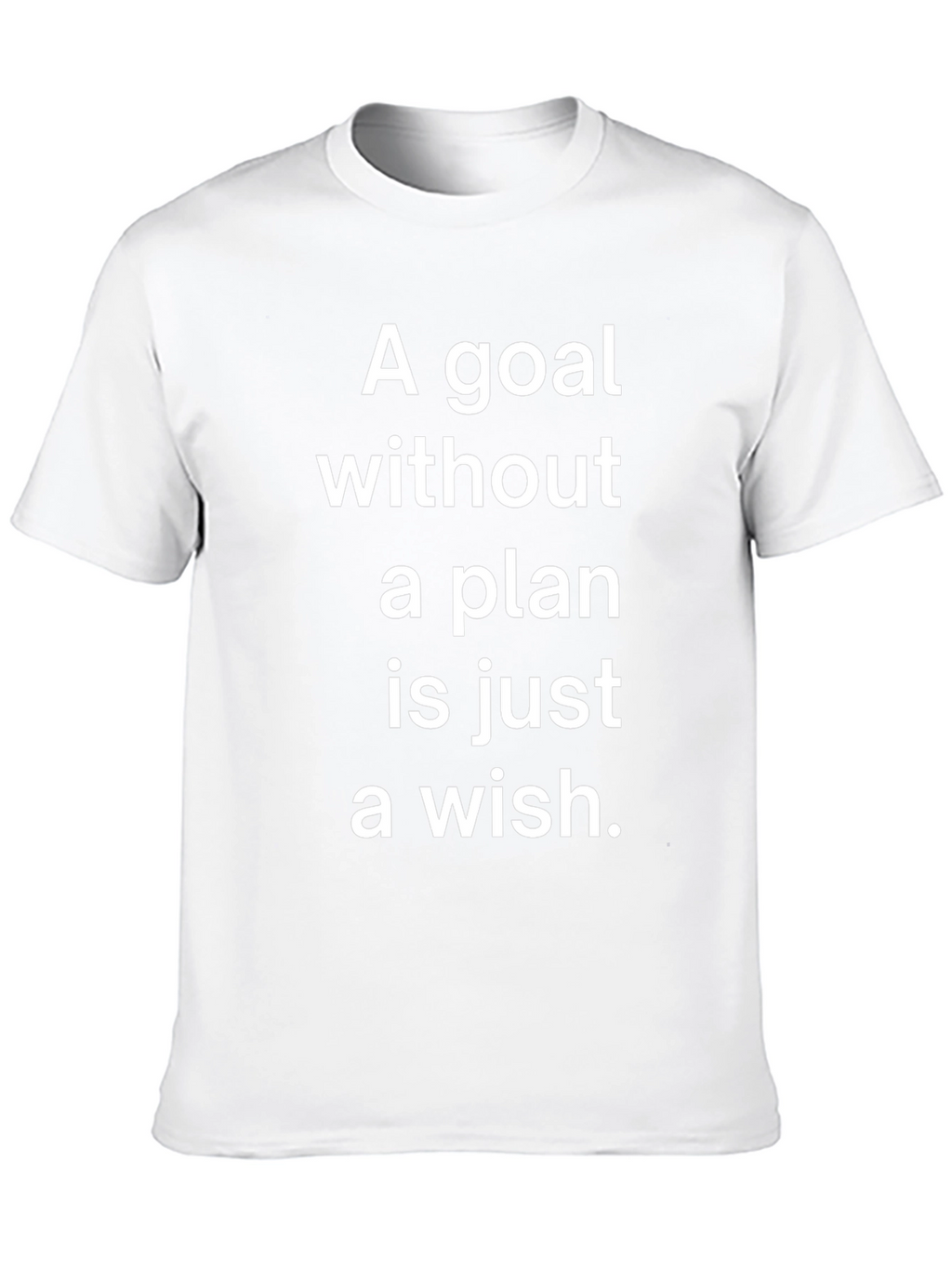Motivational Goal T-Shirt: Plan for Success!