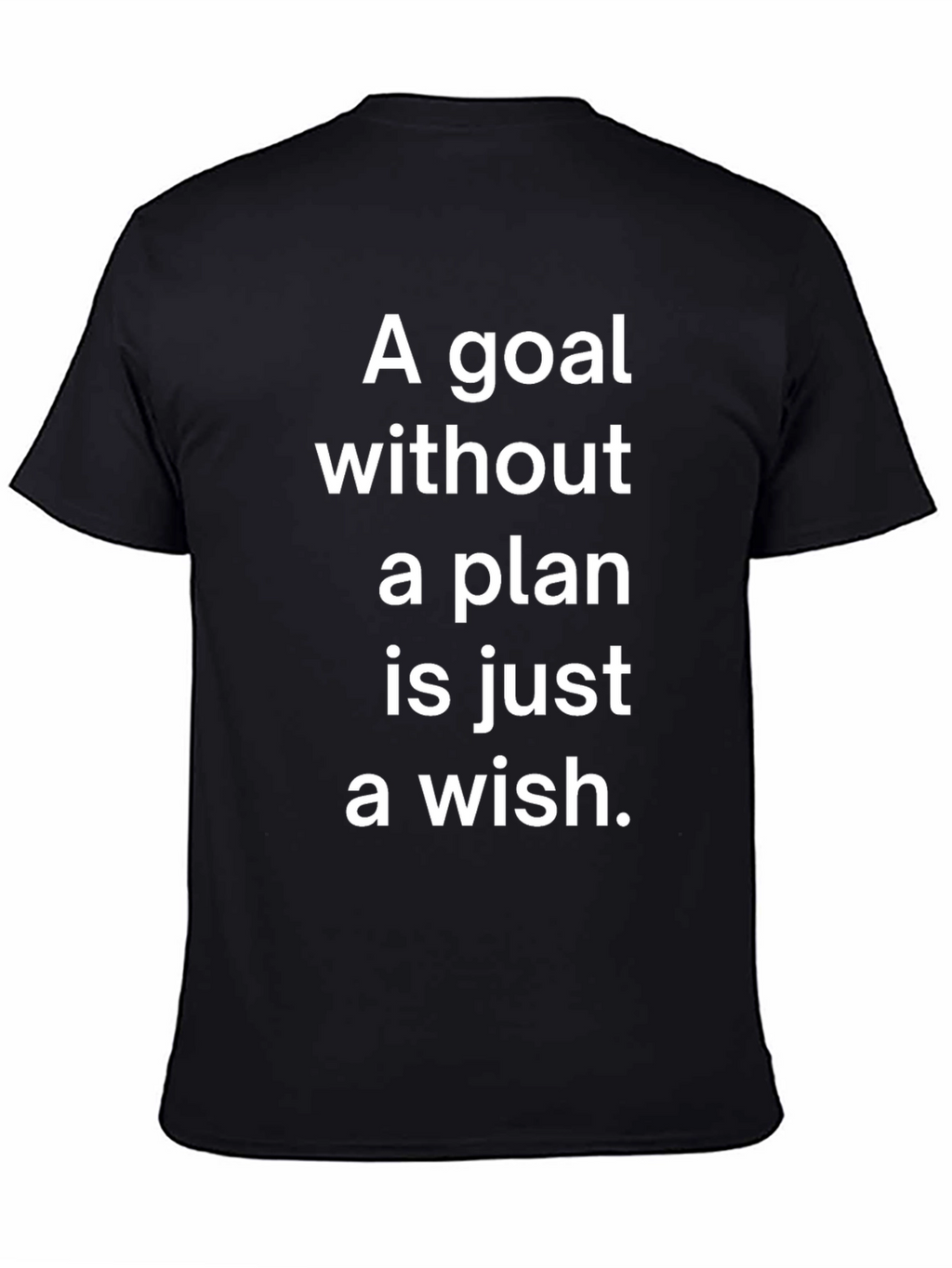 Motivational Goal T-Shirt: Plan for Success!