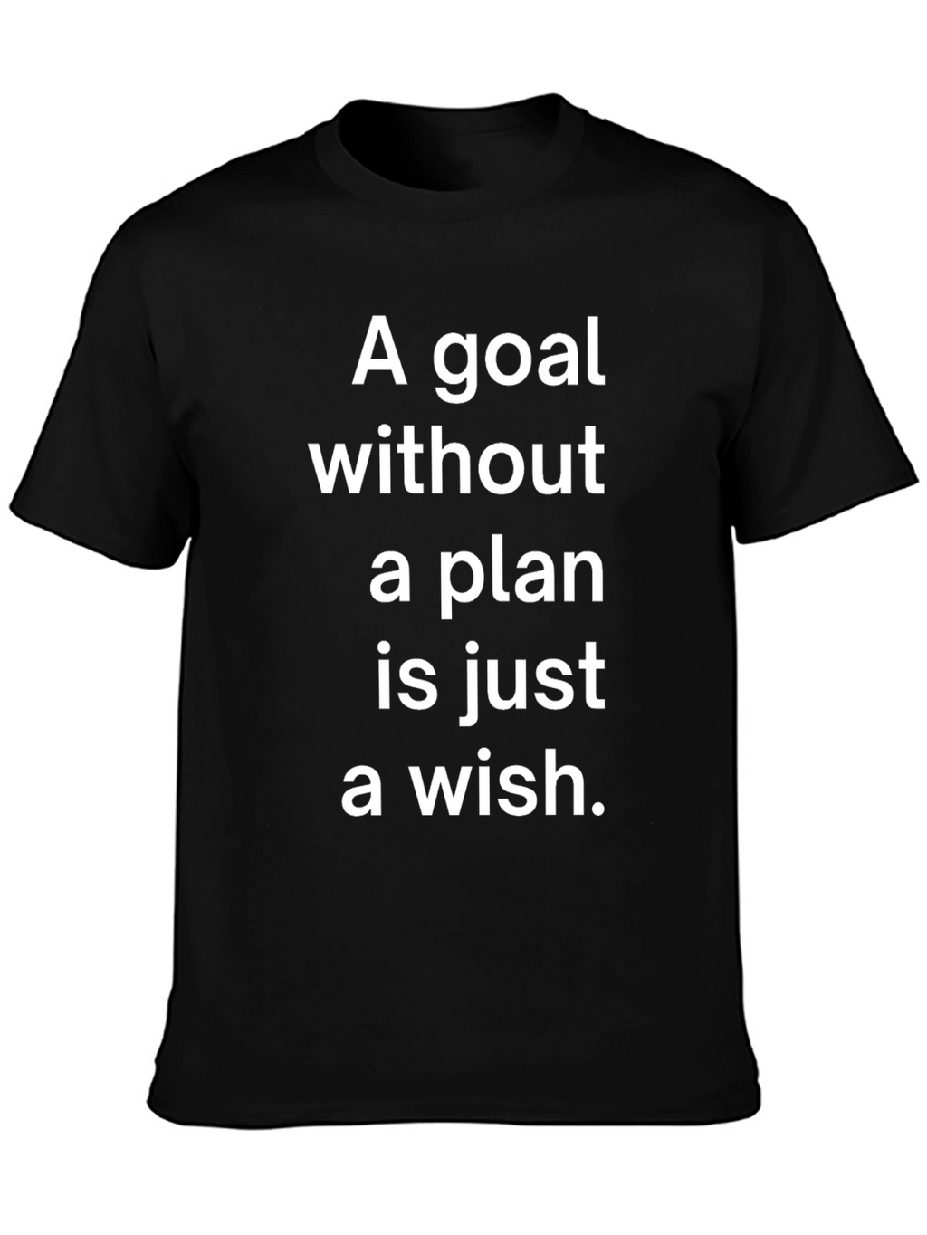 Motivational Goal T-Shirt: Plan for Success!