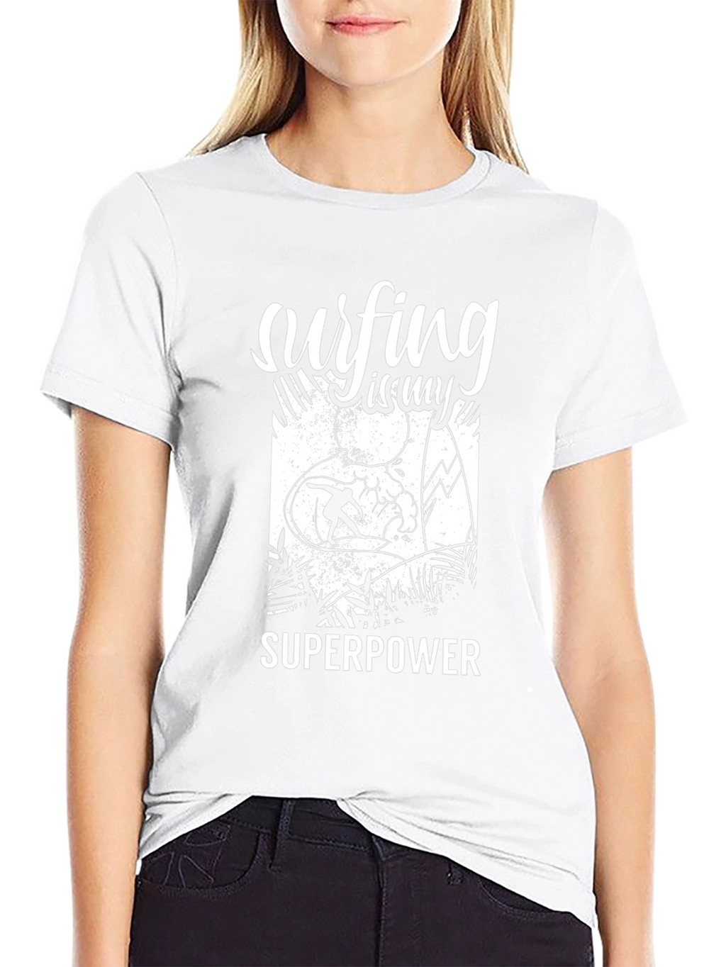 Surfing is My Superpower Graphic Tee