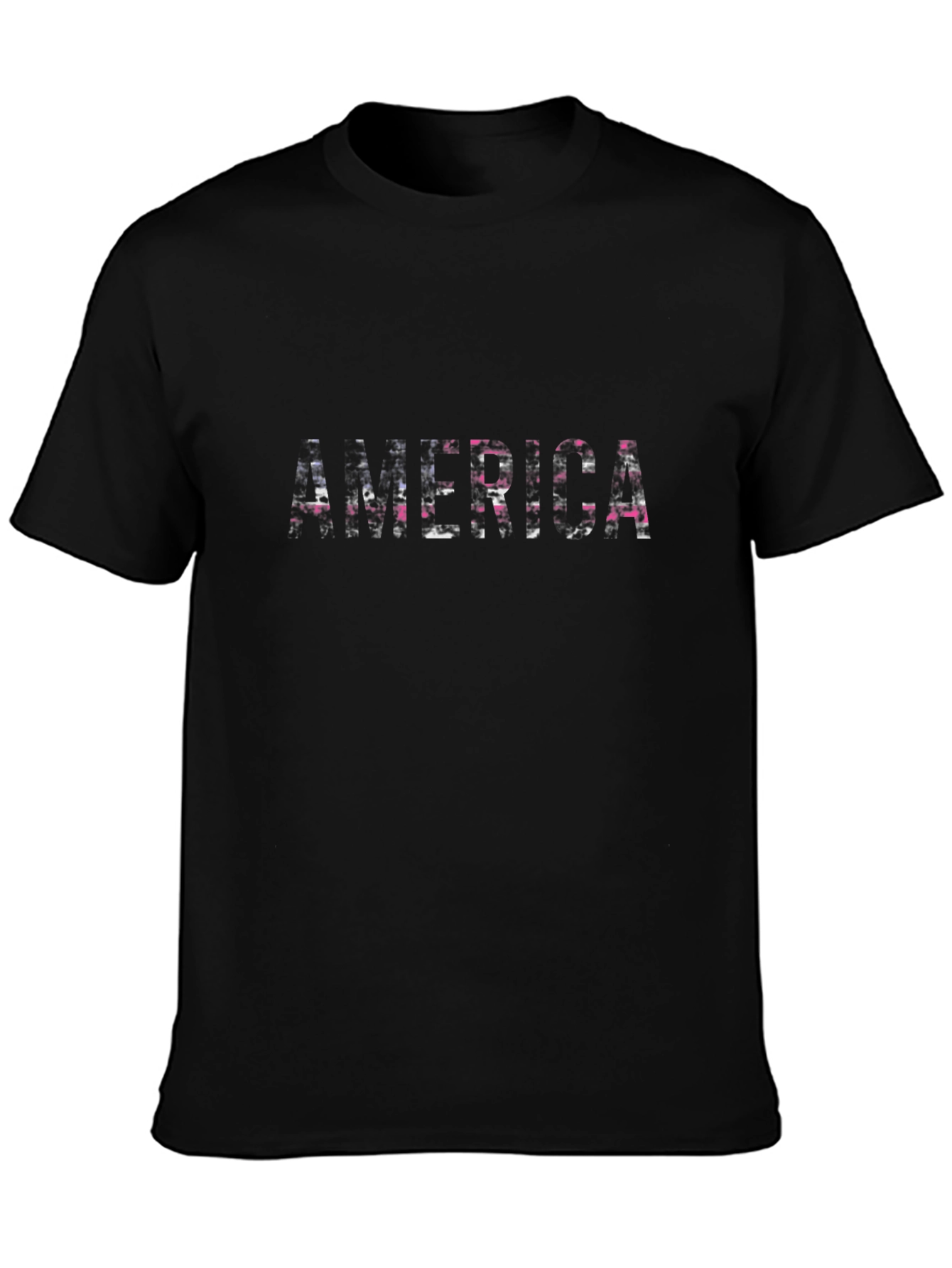 America Patriotic Graphic Print Mens T-Shirt