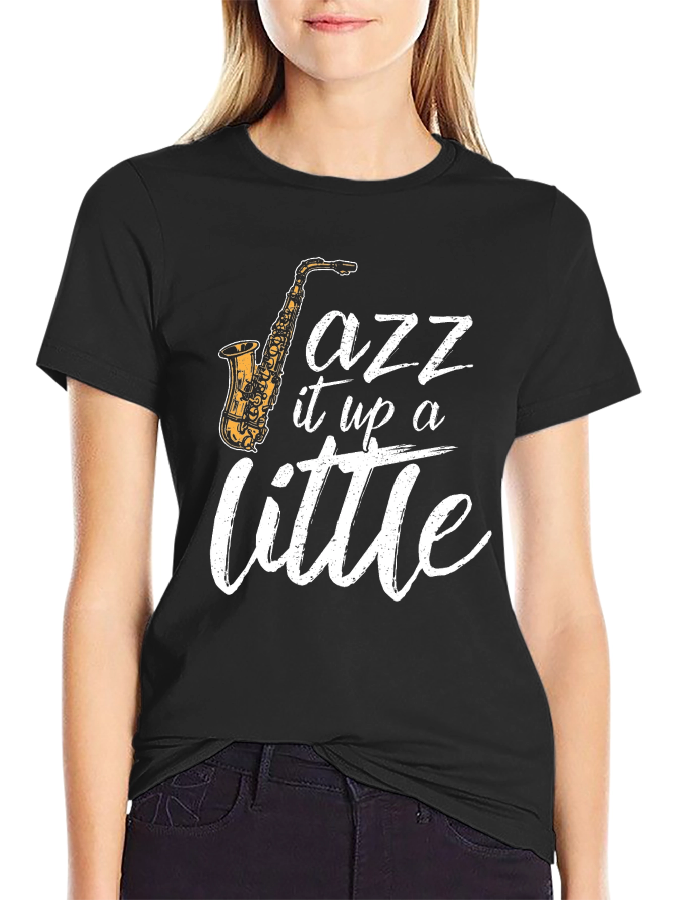 Jazz It Up Graphic Tee - Music Lovers T-Shirt