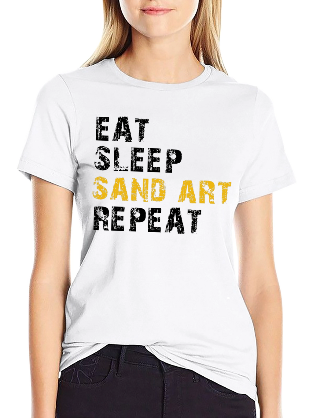 Eat Sleep Sand Art Repeat T-Shirt