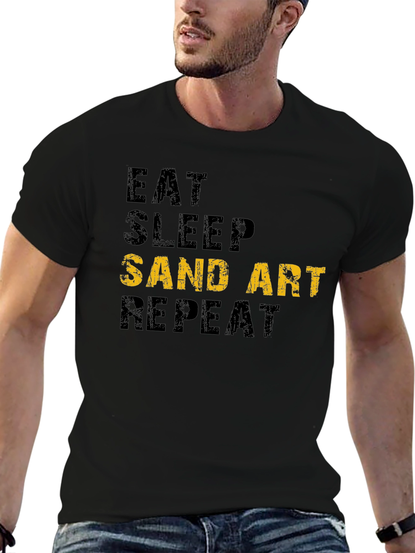 Eat Sleep Sand Art Repeat T-Shirt