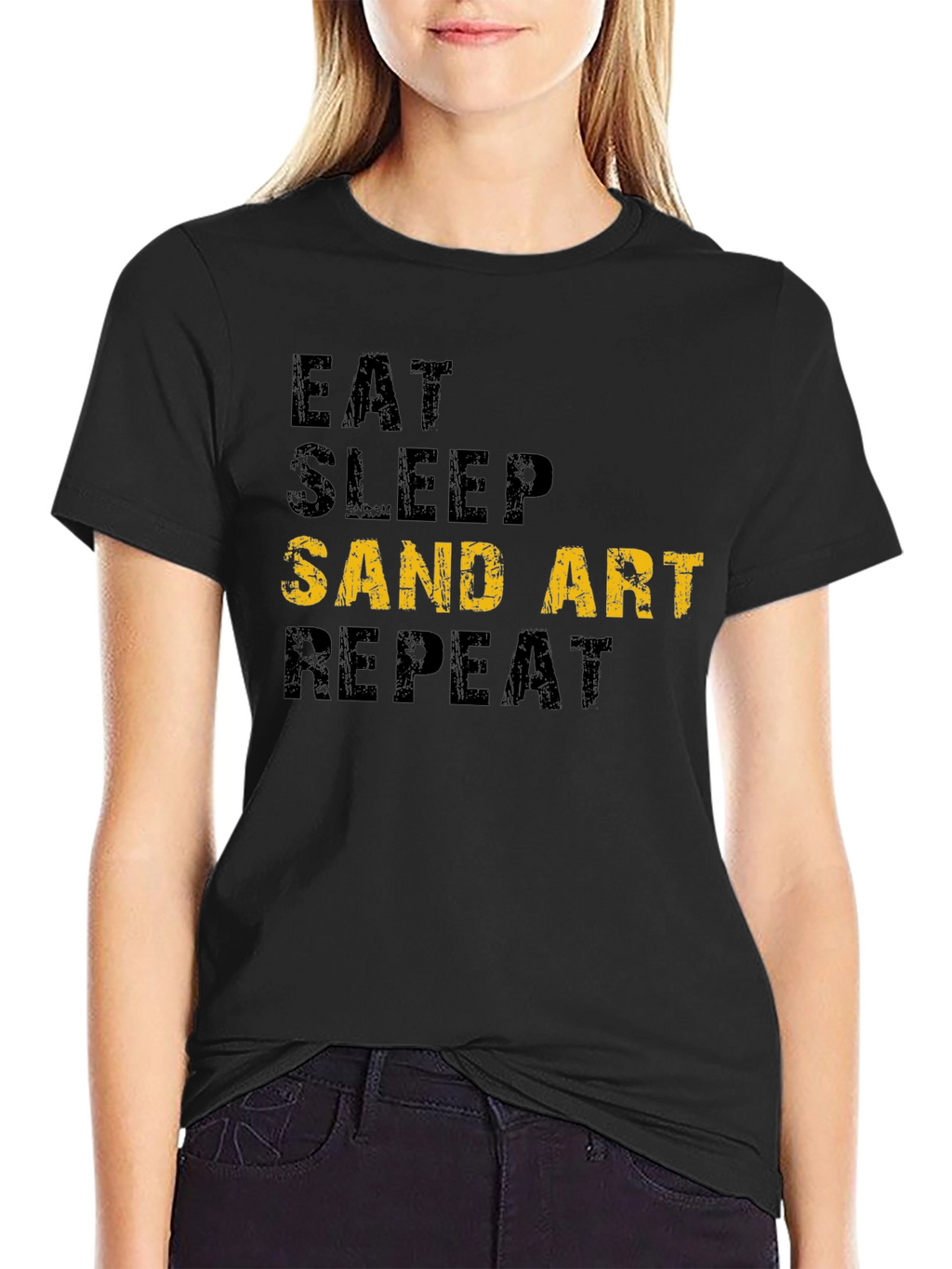 Eat Sleep Sand Art Repeat T-Shirt
