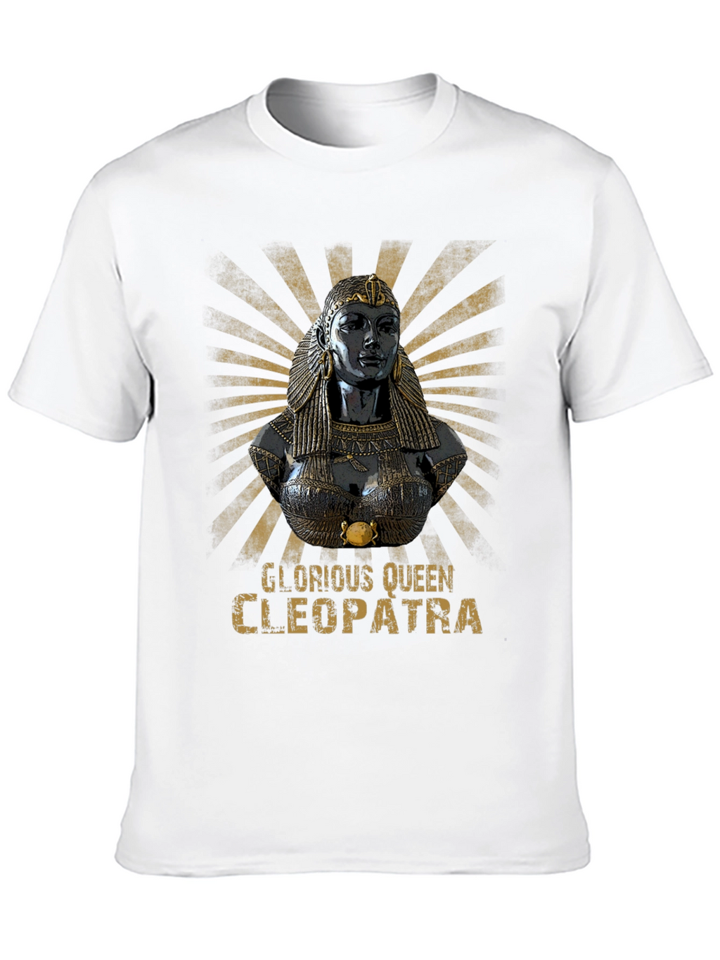 Glorious Queen Cleopatra Black T-Shirt