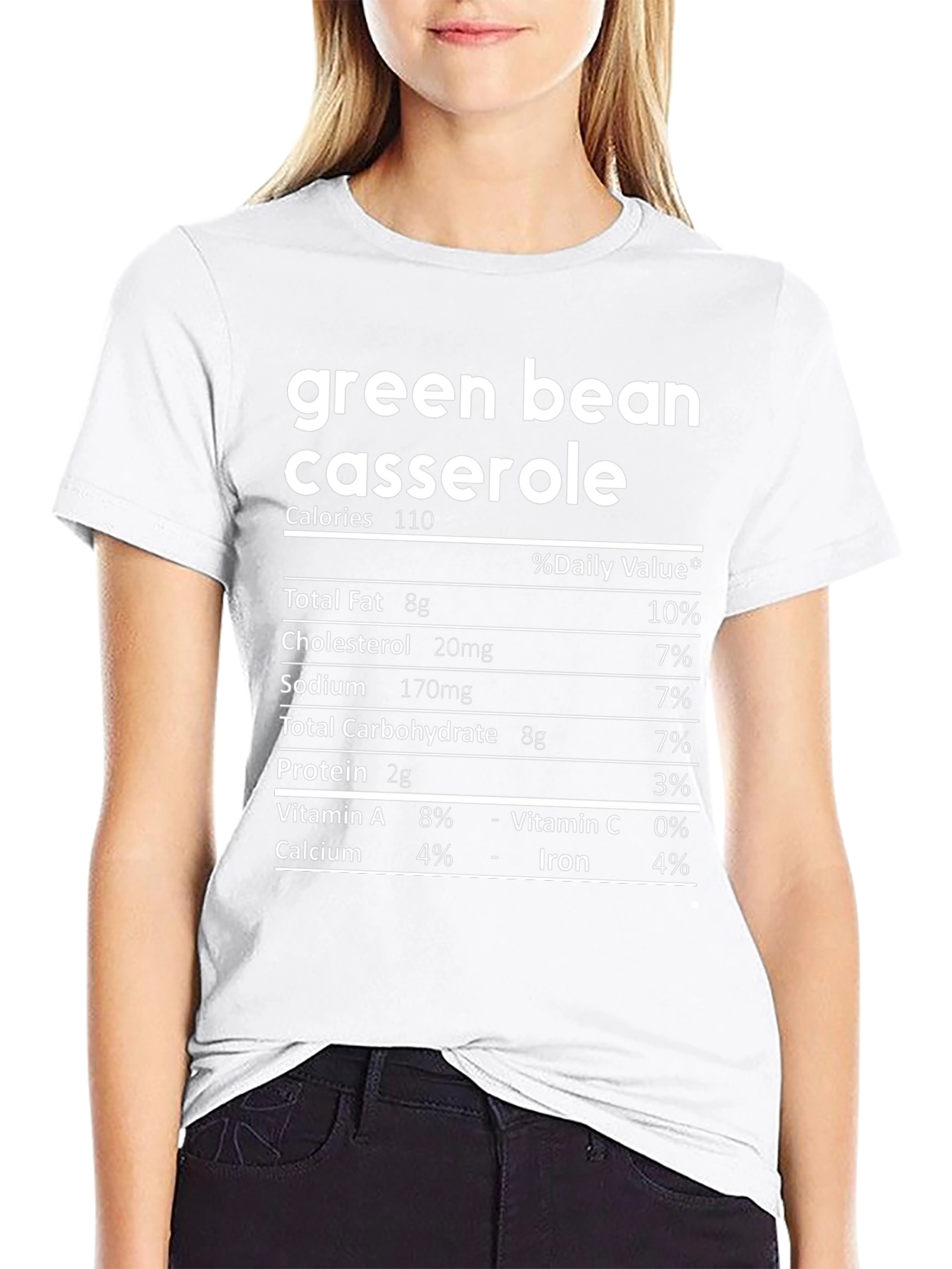 Green Bean Casserole Nutrition Facts T-Shirt