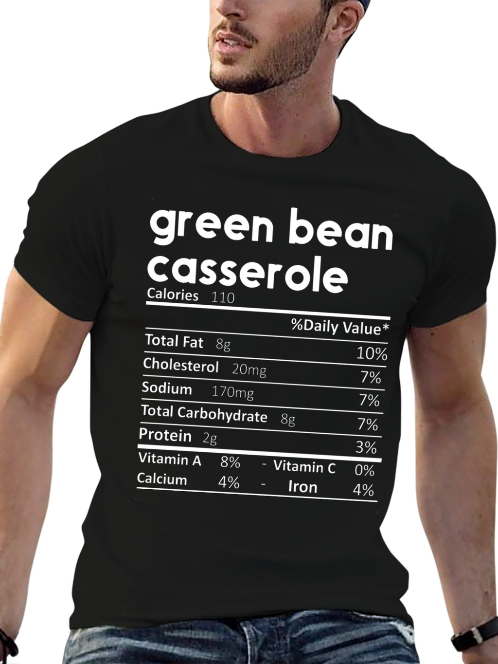 Green Bean Casserole Nutrition Facts T-Shirt