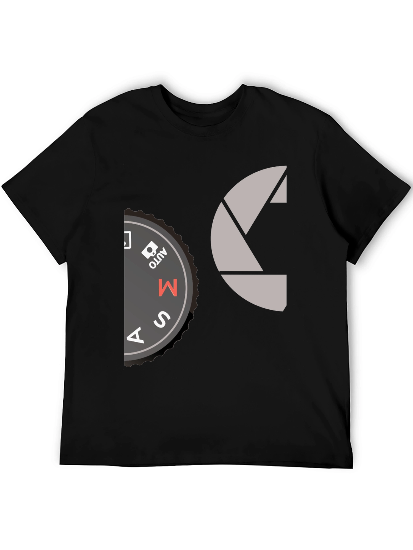 Photographer Mode Dial T-Shirt - Camera Enthusiast Apparel