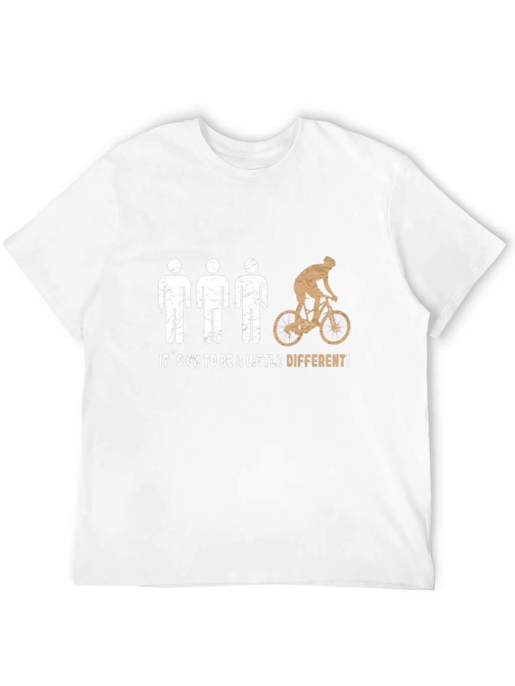 Its Okay to Be Different Cyclist T-Shirt