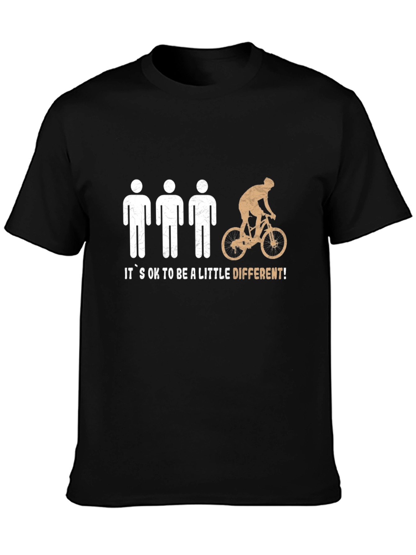 Its Okay to Be Different Cyclist T-Shirt