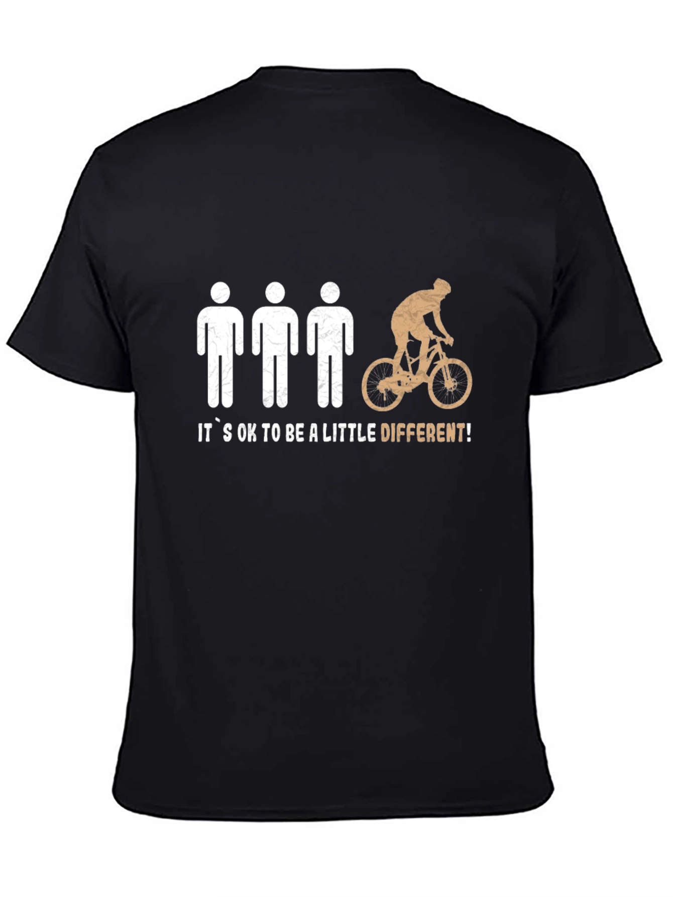 Its Okay to Be Different Cyclist T-Shirt