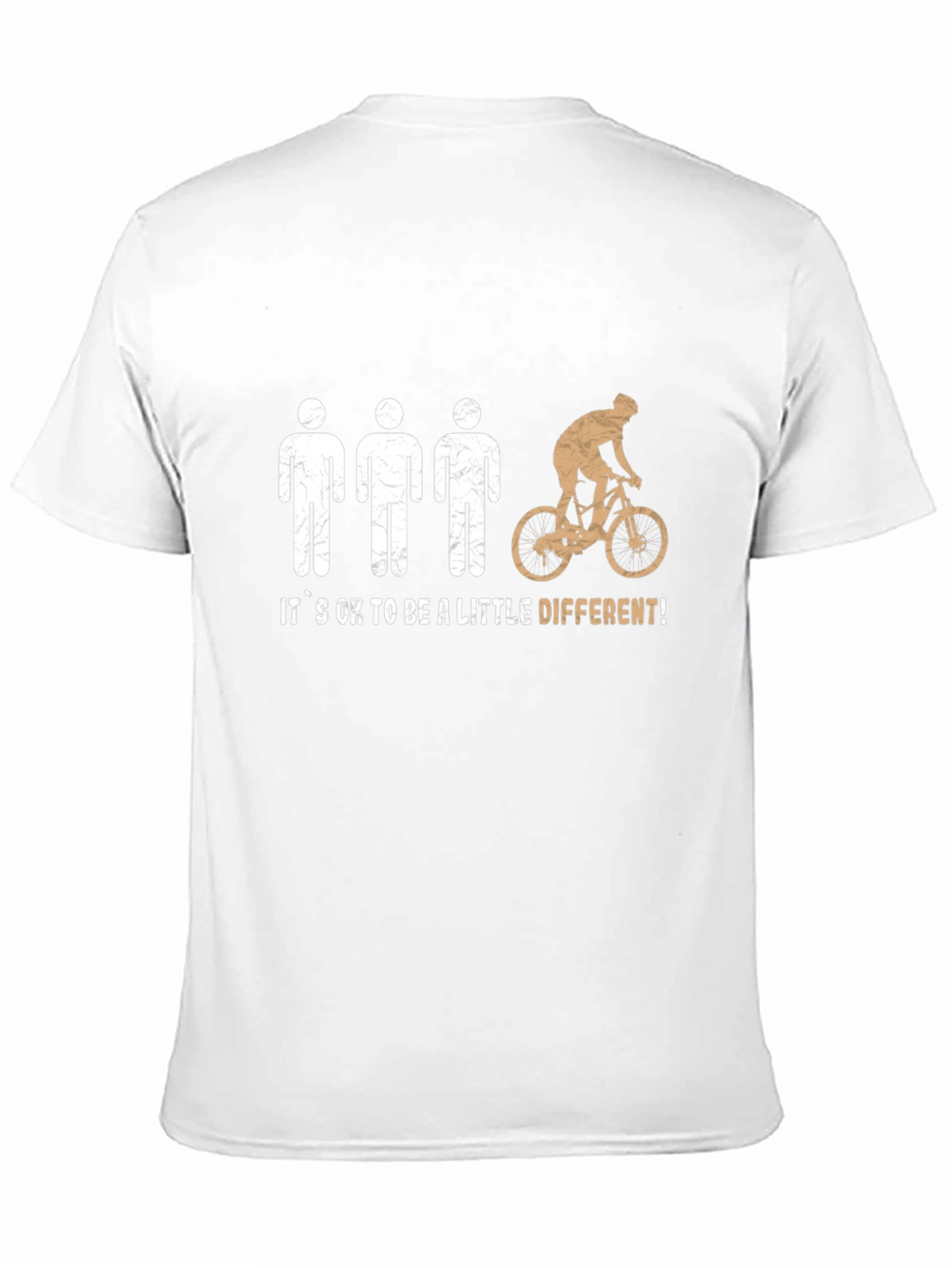 Its Okay to Be Different Cyclist T-Shirt