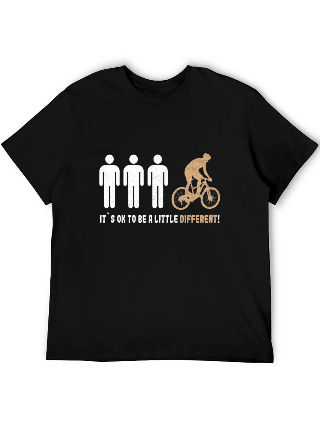 Its Okay to Be Different Cyclist T-Shirt