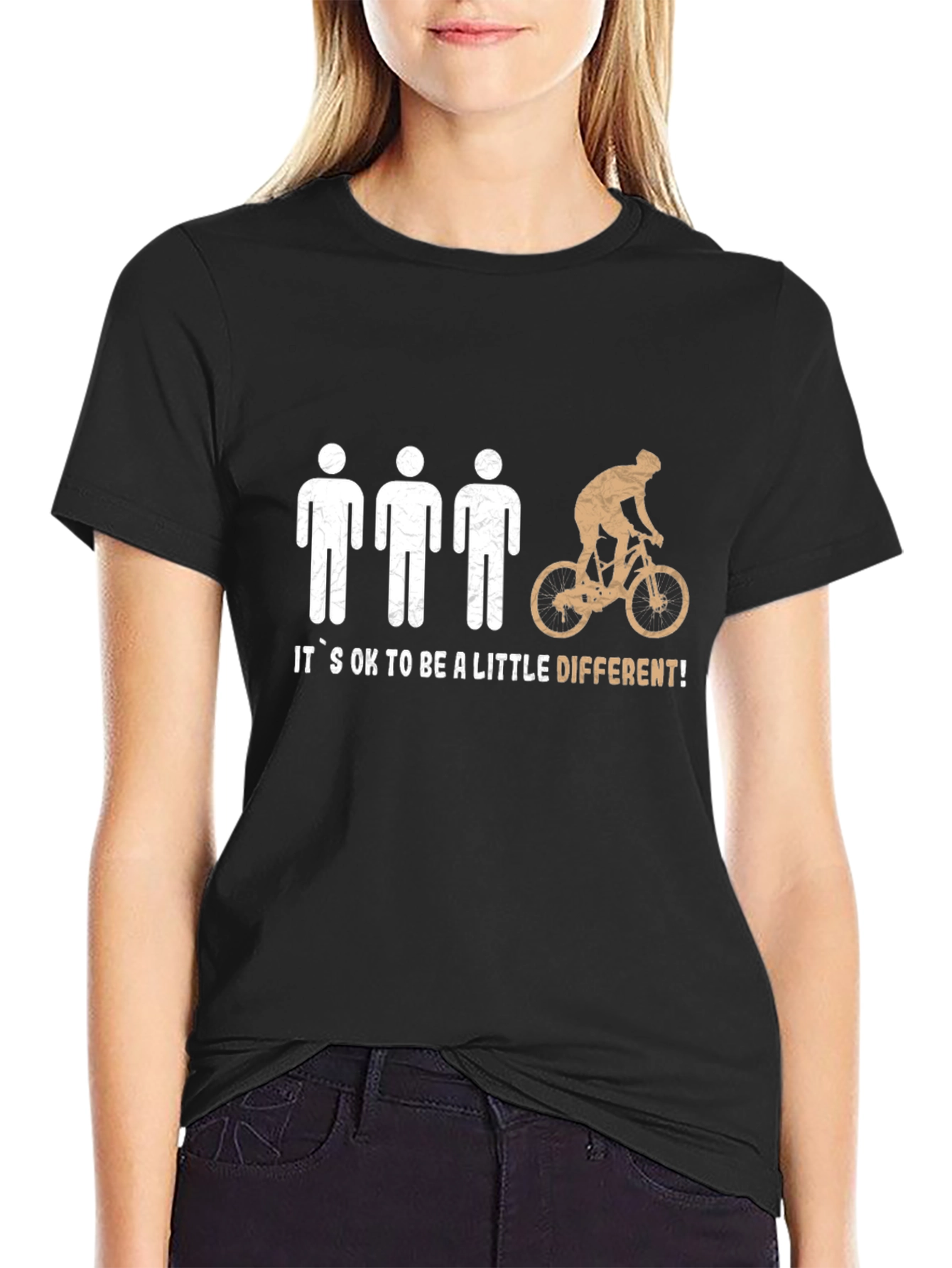 Its Okay to Be Different Cyclist T-Shirt