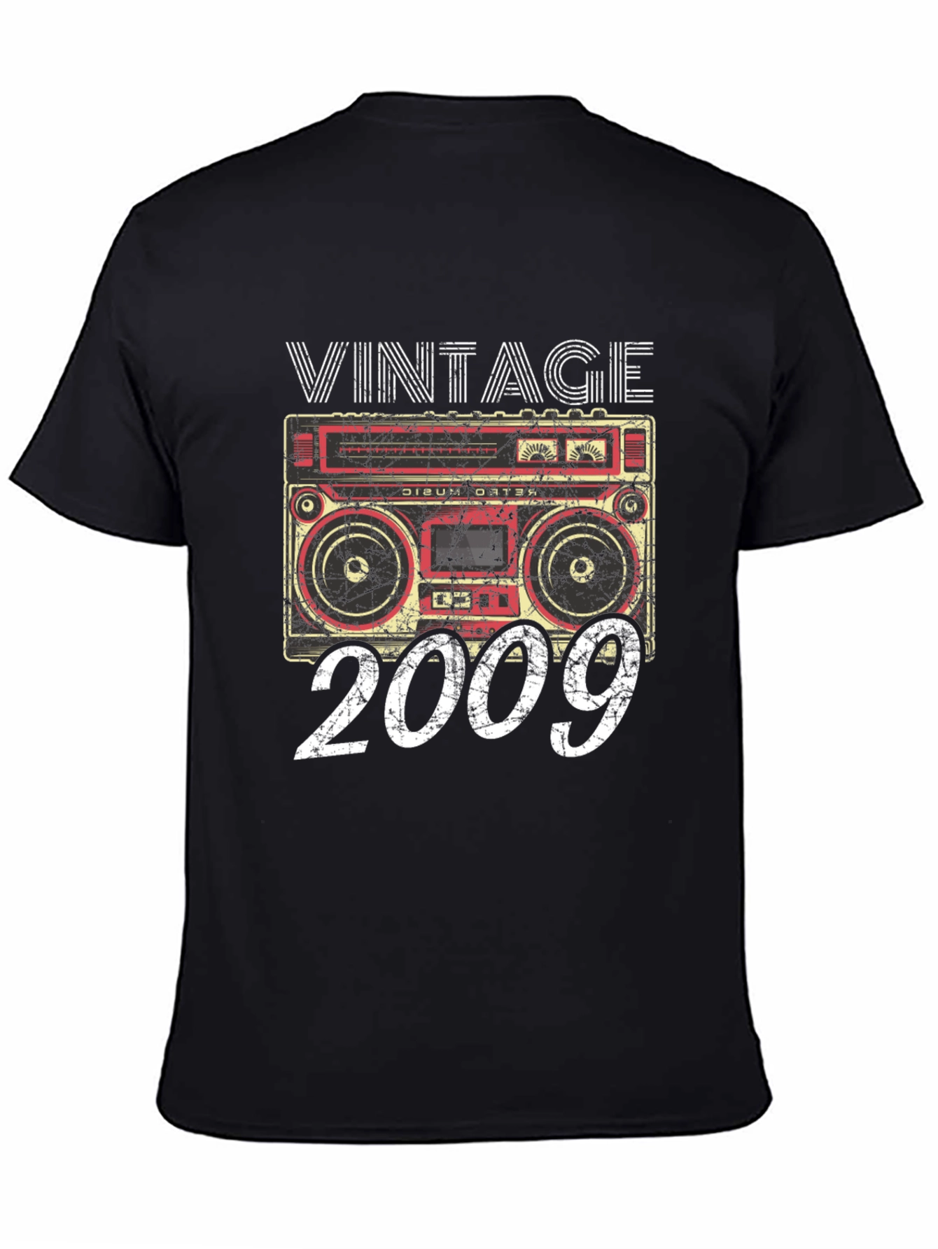 Vintage 2009 Boombox Graphic Tee